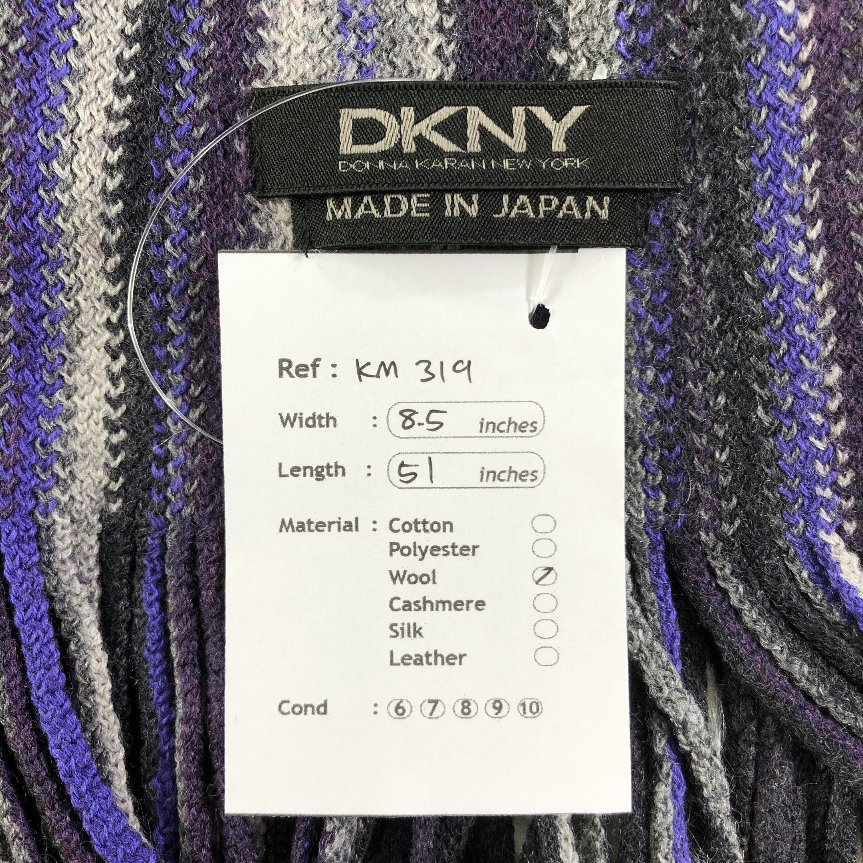 DKNY × Vintage DKNY Scarf / Muffler / Neckwear - KM319 Size ONE SIZE - 5 Thumbnail
