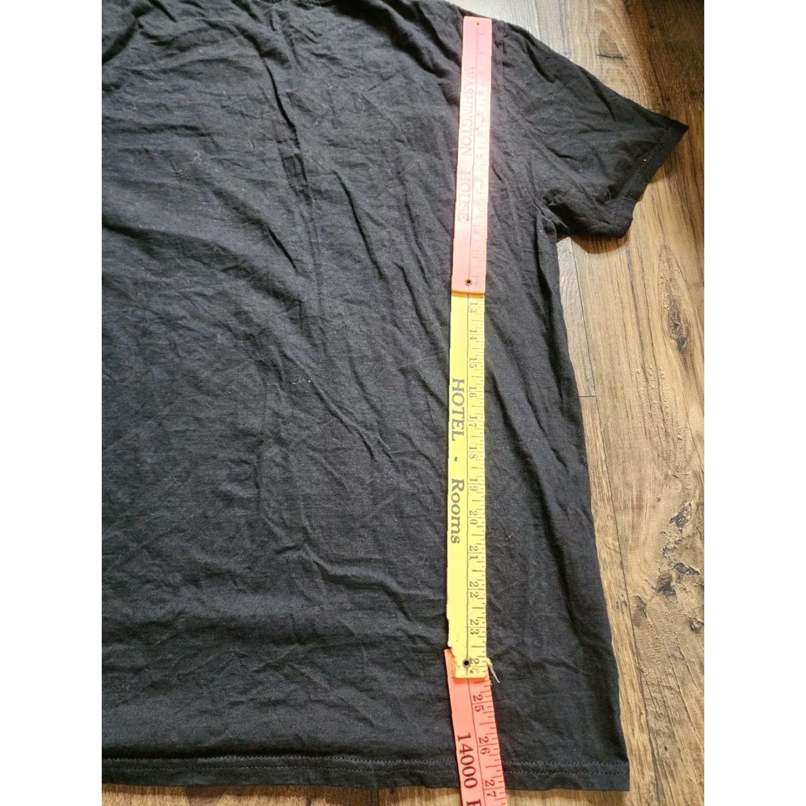 Vintage Jimi Hendrix Short Sleeve T Shirt Mens Large Black Guitar Graphic Rock Band Tee Size US L / EU 52-54 / 3 - 4 Thumbnail