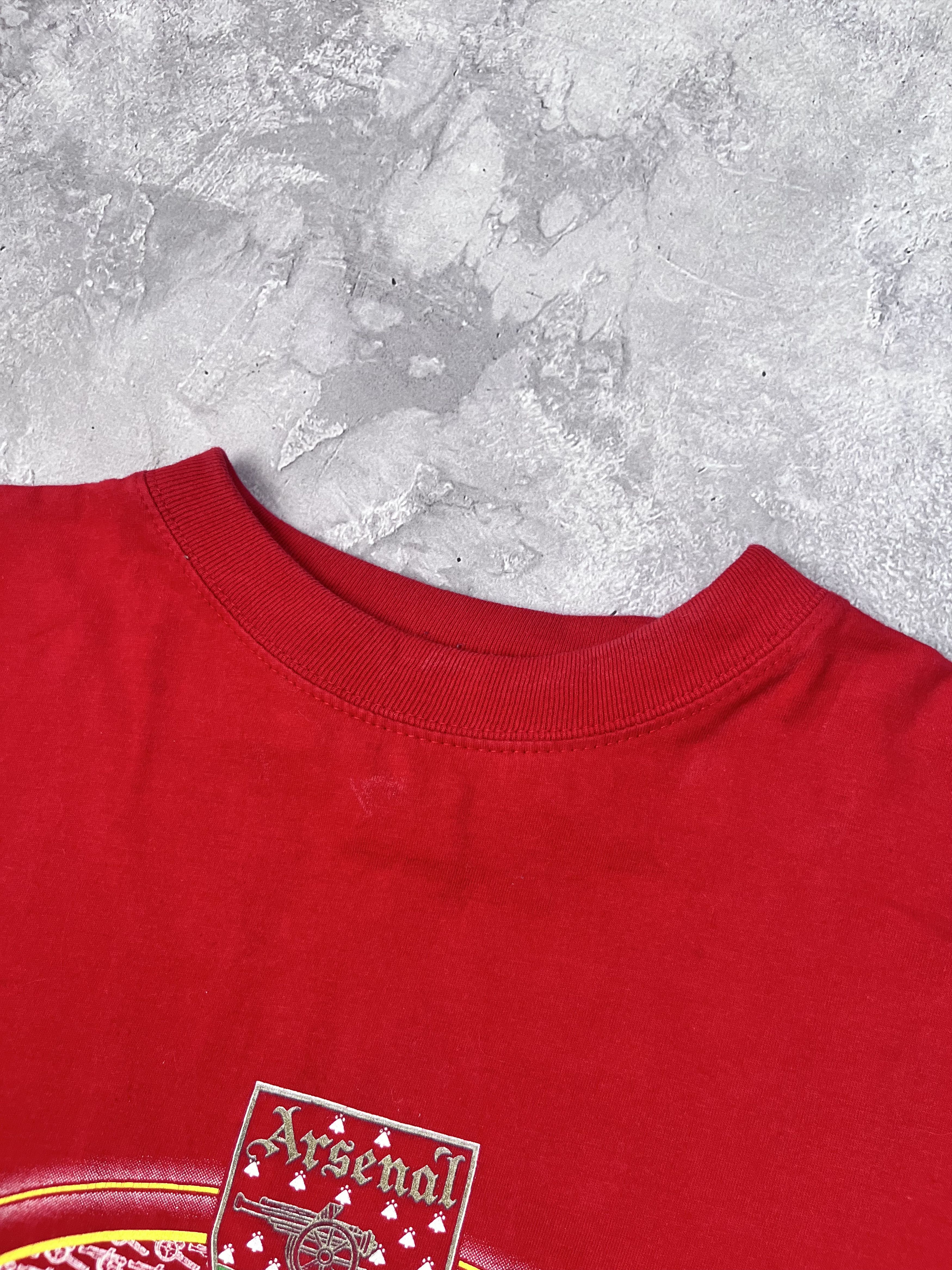Vintage Vintage 2002 Arsenal FA CUP FINAL Football T-shirt Red Rare Size US L / EU 52-54 / 3 - 5 Thumbnail