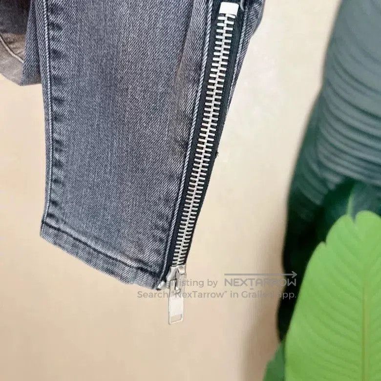 Saint Laurent Paris Saint Laurent Gray Trousers Size 25. Size 25" / US 0 / IT 36 - 8 Thumbnail
