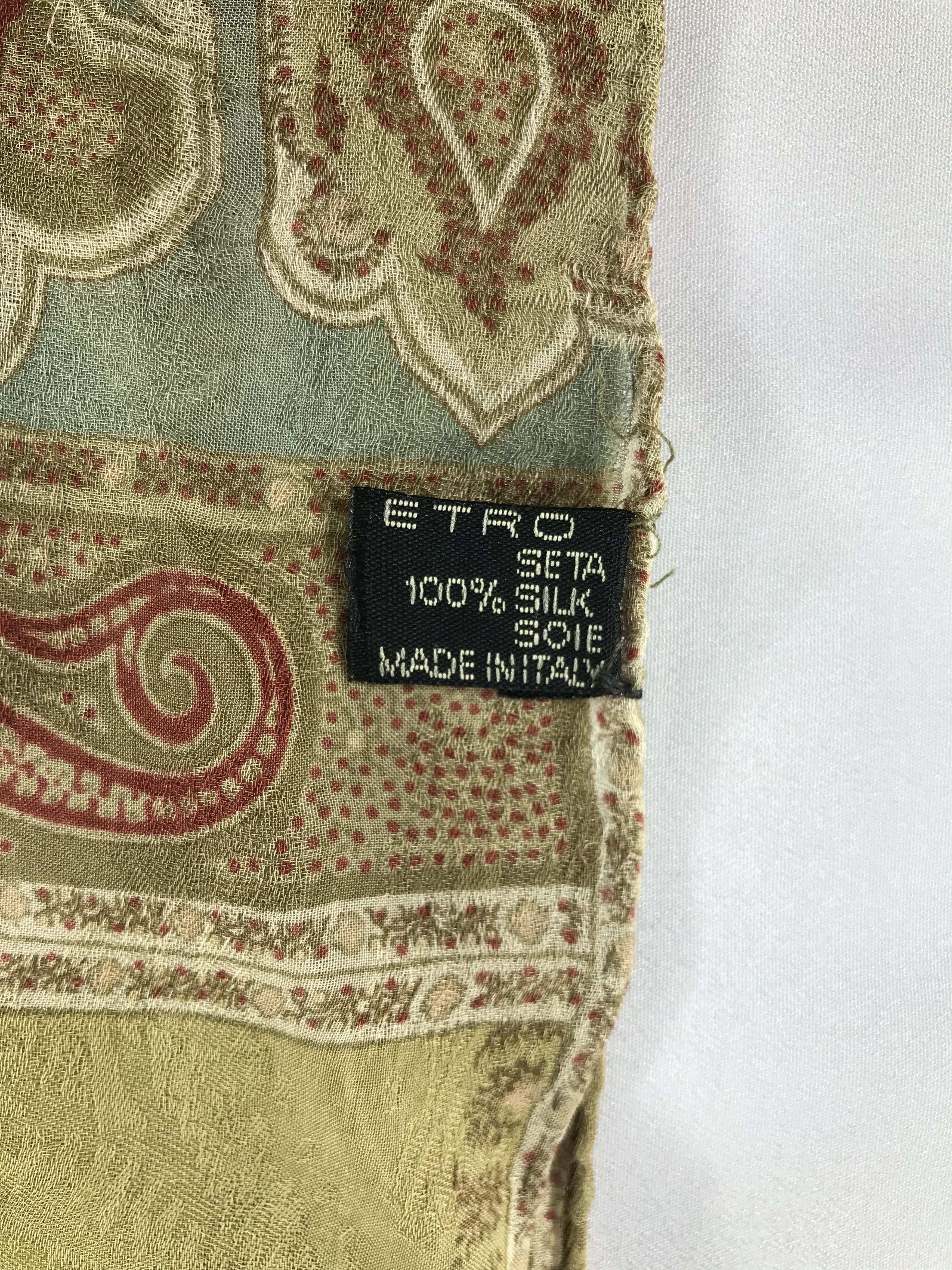Etro Vintage Etro Silk Scarf Size ONE SIZE - 4 Thumbnail