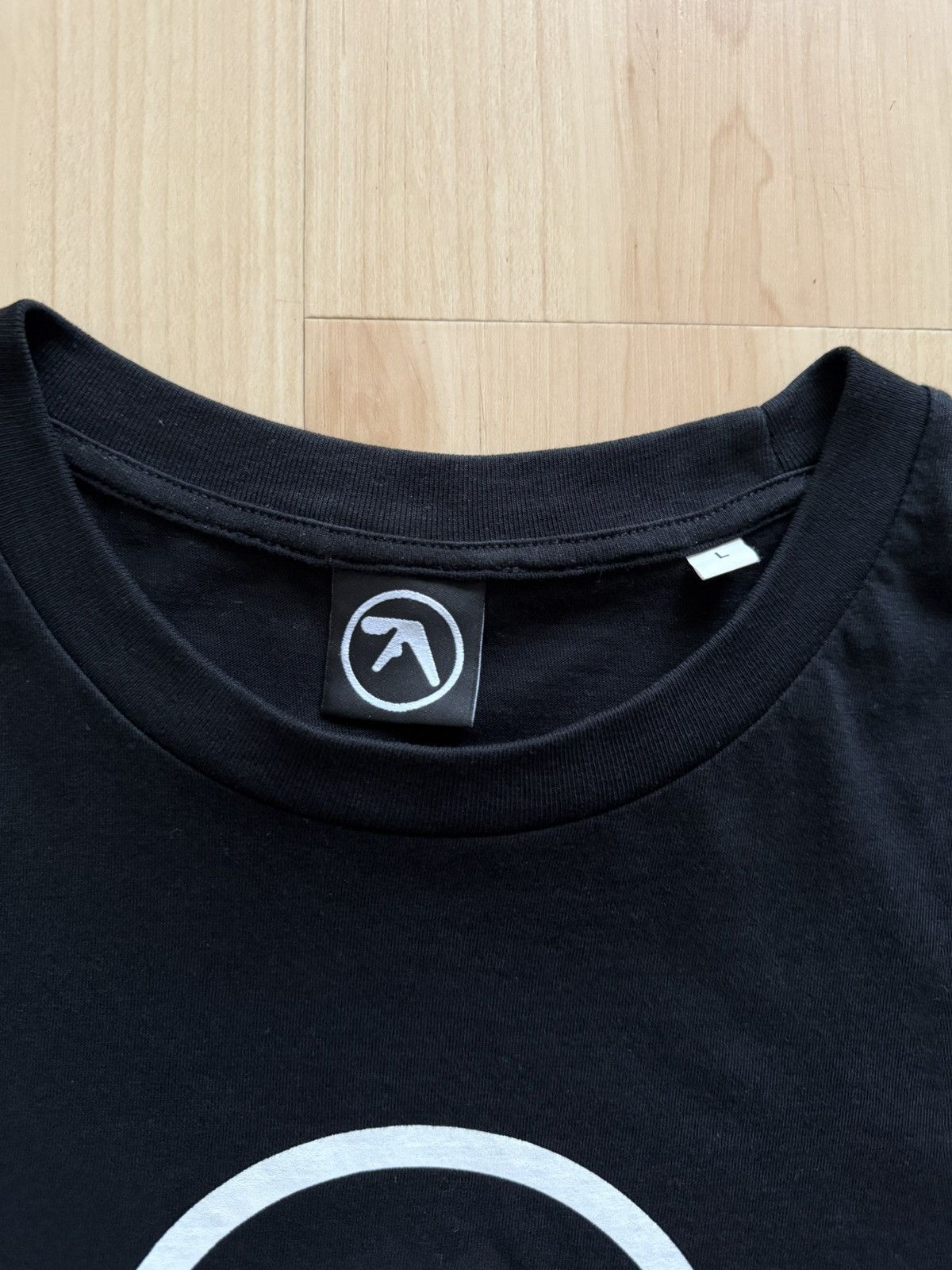 Band Tees × Vintage Aphex Twin Logo T Shirt Black Size US L / EU 52-54 / 3 - 3 Thumbnail