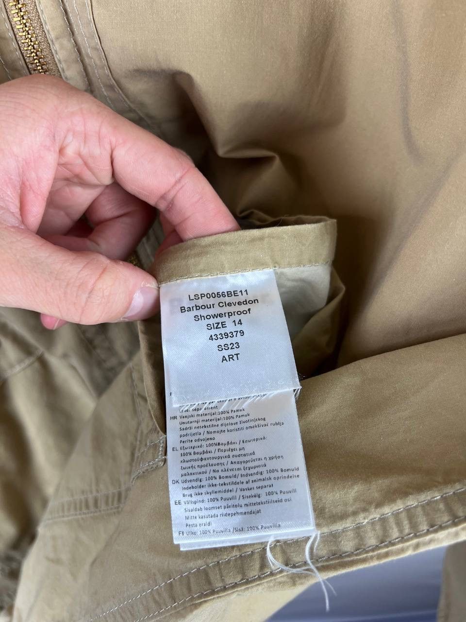 Barbour Barbour Clevedon Showerpoof parka woman size US 10 Size M / US 6-8 / IT 42-44 - 4 Thumbnail