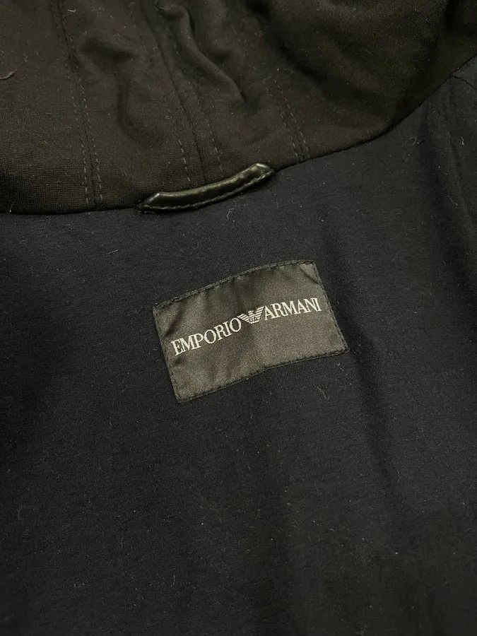 Emporio Armani FW2012 Emporio Armani Ninja Asymmetrical Leather Hooded Jacket Size US M / EU 48-50 / 2 - 9 Thumbnail
