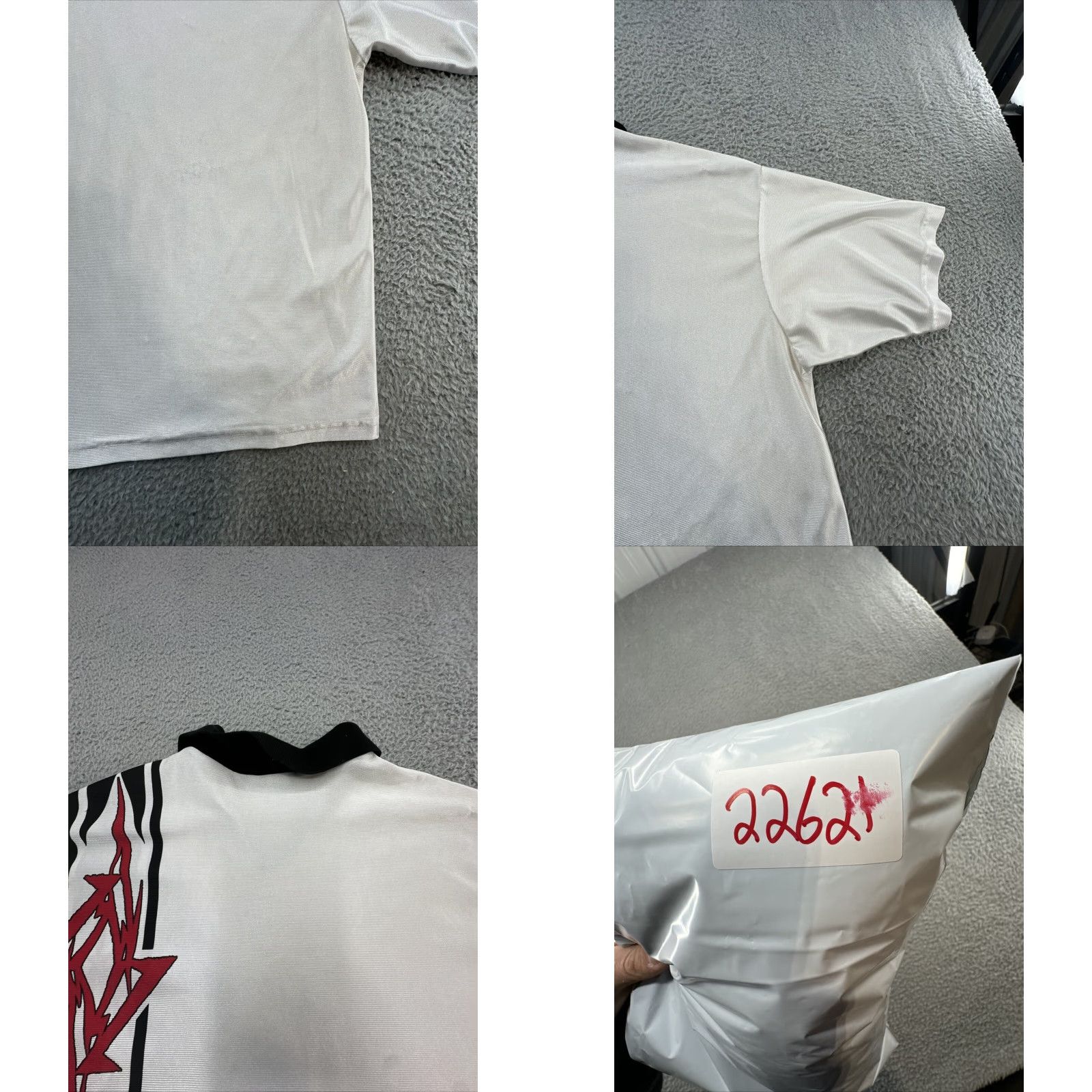 Vintage VINTAGE Giant Polo Shirt Men XL White Giant Polo Shirt Vintage 80s 90s Concert Merch Mens Size US XL / EU 56 / 4 - 10 Thumbnail