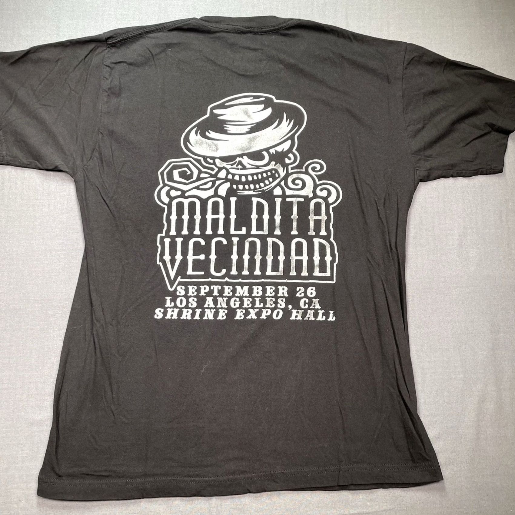 Vintage Maldita Vecindad Shirt Men’s L Black Graphic Print Jersey Cotton Crew Neck Short Sleeve Rock Music T-Shirt Men Size US L / EU 52-54 / 3 - 5 Thumbnail