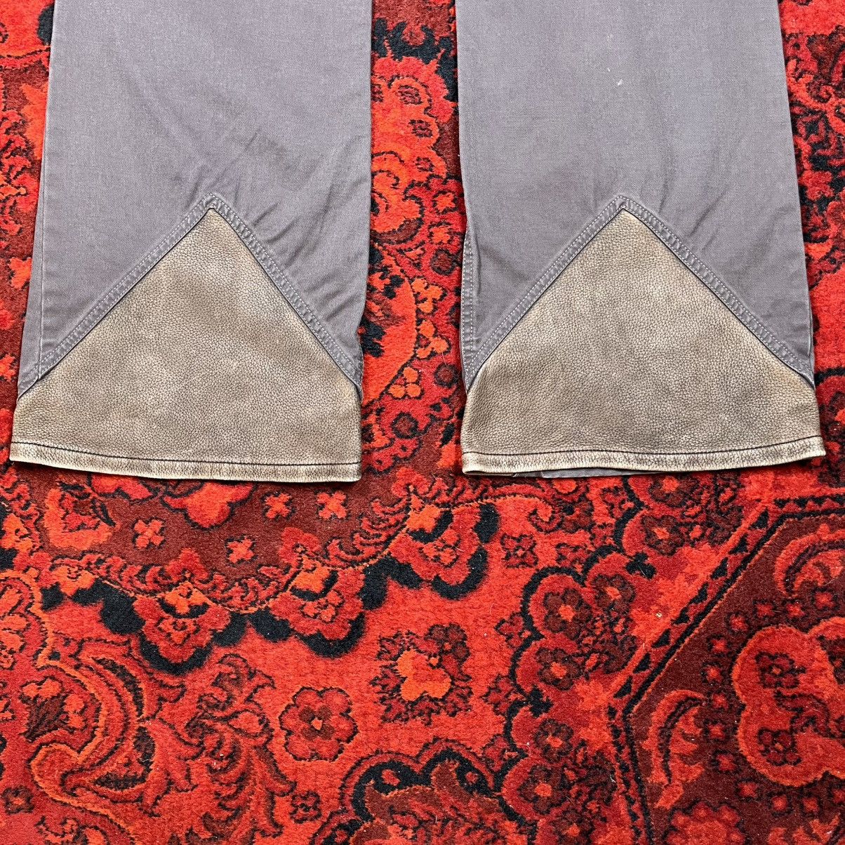 Chanel Vintage CHANEL 01A Fall 2001 RTW Pants Leather Trim CC Logo Size 30" / US 8 / IT 44 - 6 Thumbnail