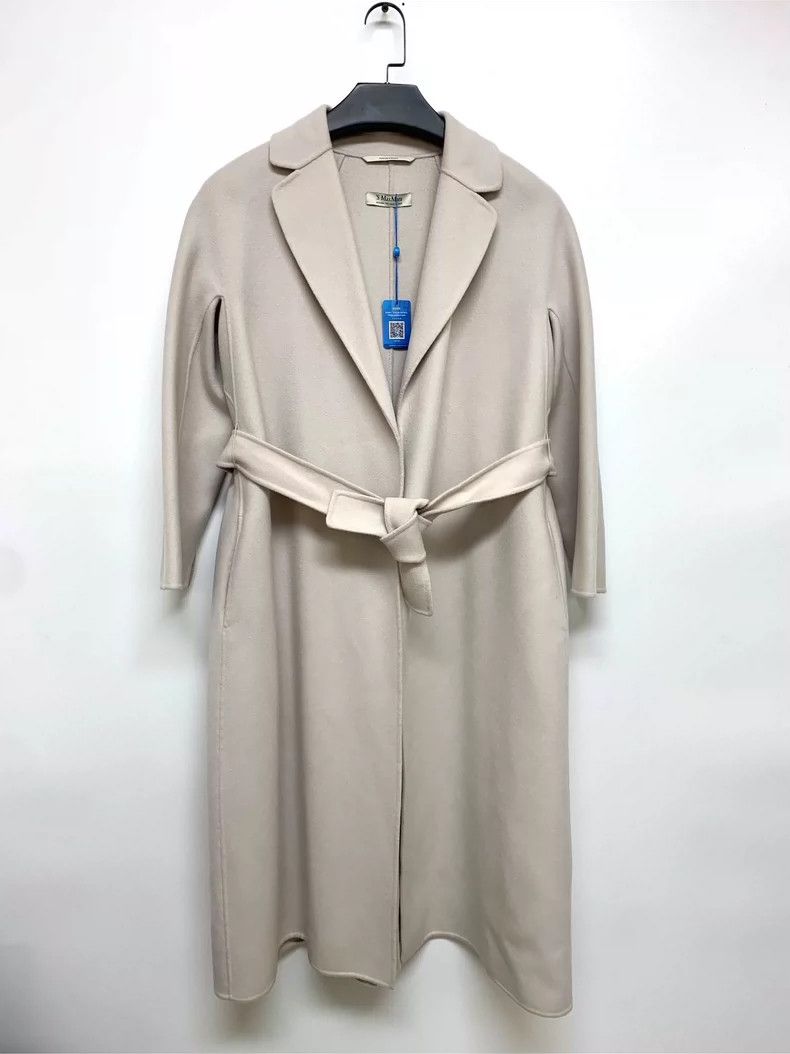 Max Mara Max Mara Classic Beige Coat Size S / US 4 / IT 40 - 1 Thumbnail
