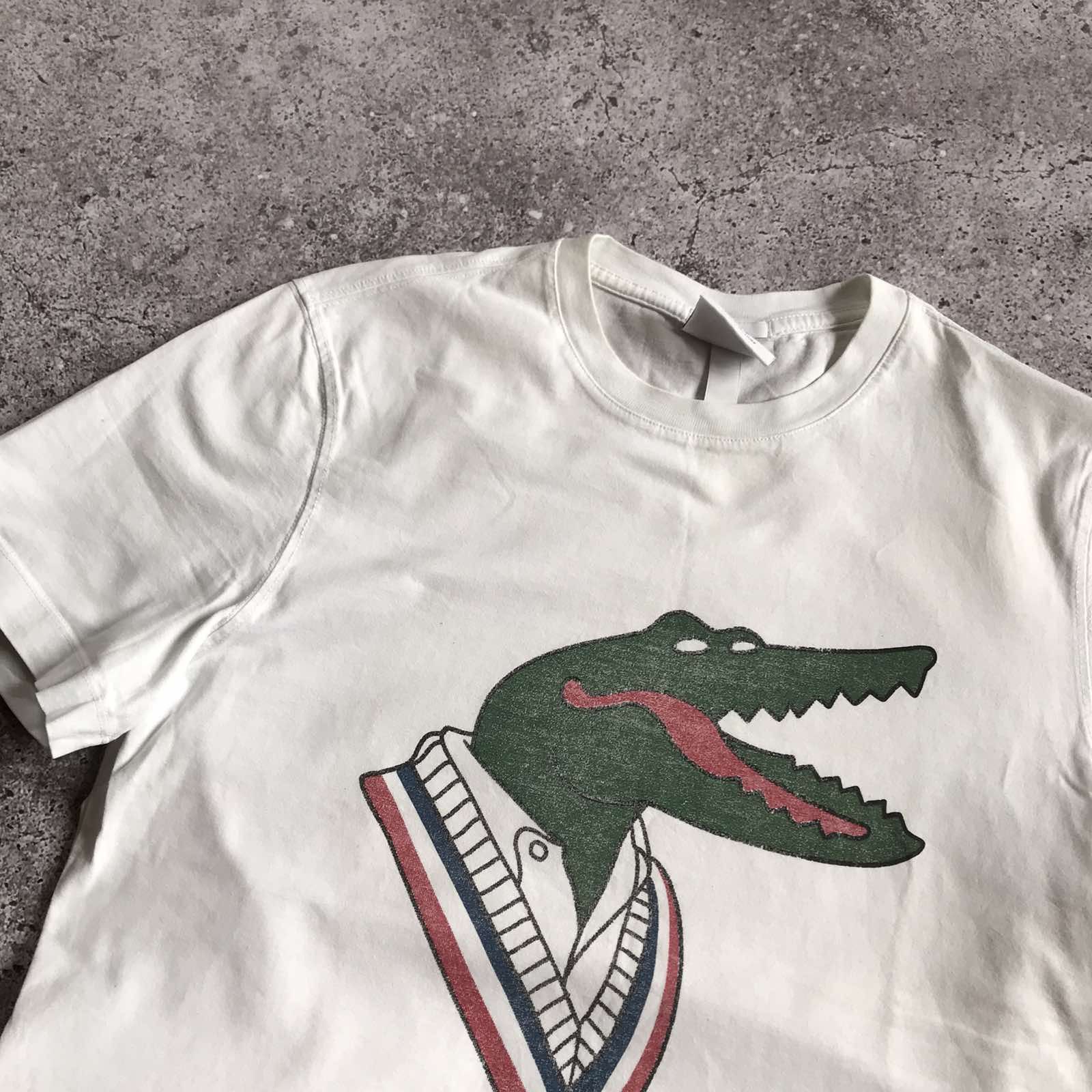 Lacoste Lacoste x Jean Michel Tixier T-Shirt Aligator Big Logo Sz S Size US S / EU 44-46 / 1 - 2 Thumbnail