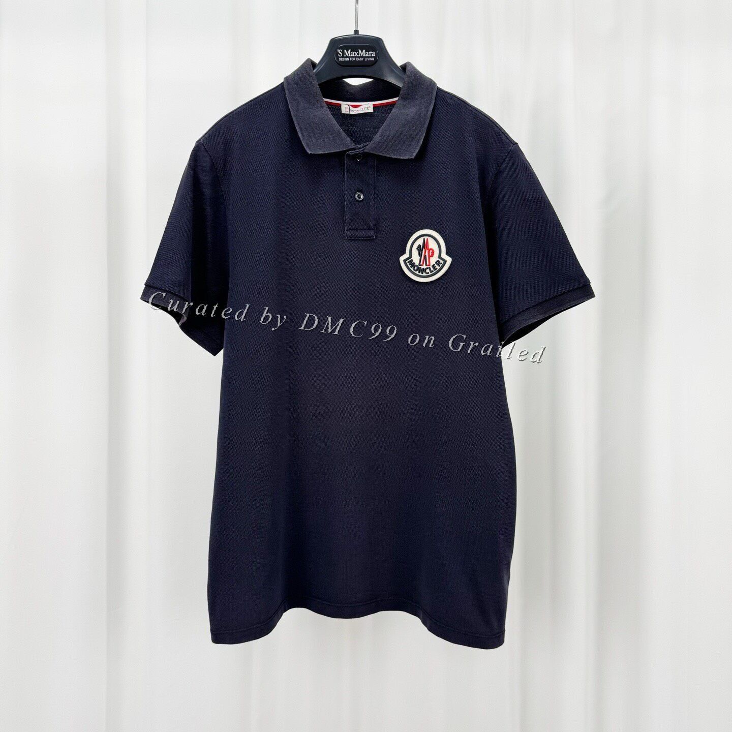 Moncler Moncler Printed Logo Polo Short Sleeve Size US L / EU 52-54 / 3 - 1 Thumbnail
