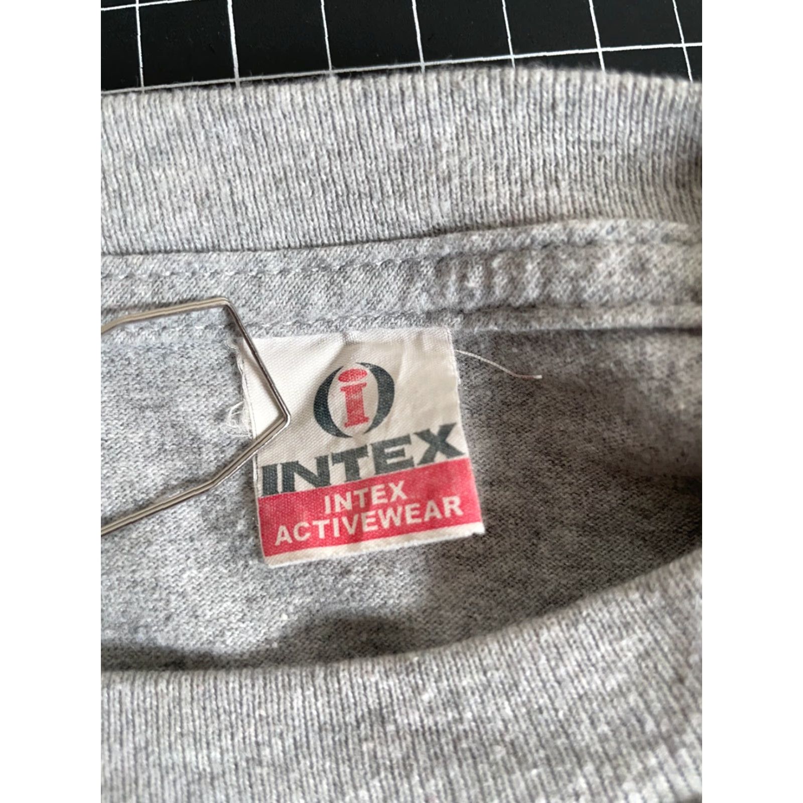 Doublet VINTAGE Intex Men's T-Shirt Adults Medium Heather Gray Dog Print Double-Sided Graphic Cotton Summer Casual Size US M / EU 48-50 / 2 - 3 Thumbnail