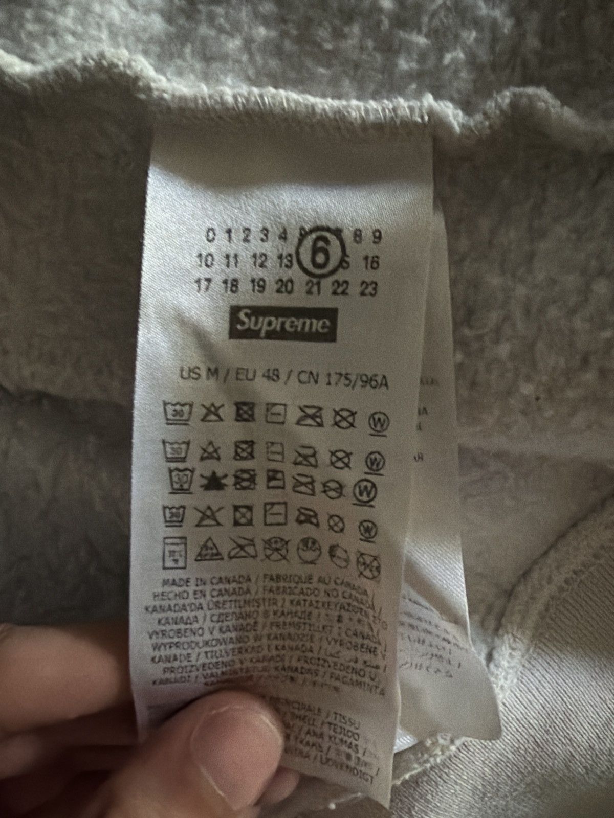 Maison Margiela × Supreme Supreme MM6 White Zip Up Size US M / EU 48-50 / 2 - 4 Thumbnail