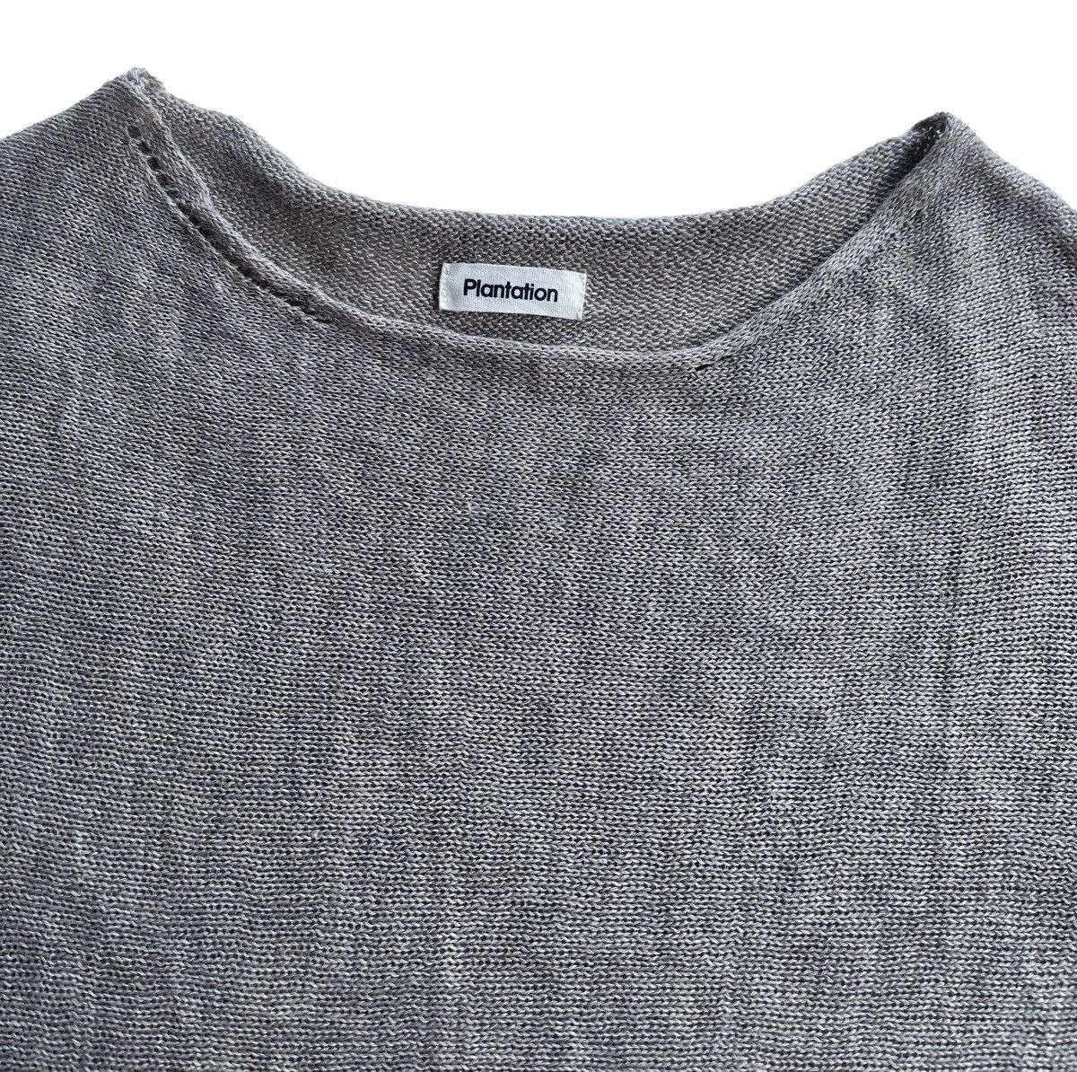 Issey Miyake Plantation Women Crop Top Knit Batwing Shirt Size M / US 6-8 / IT 42-44 - 5 Thumbnail