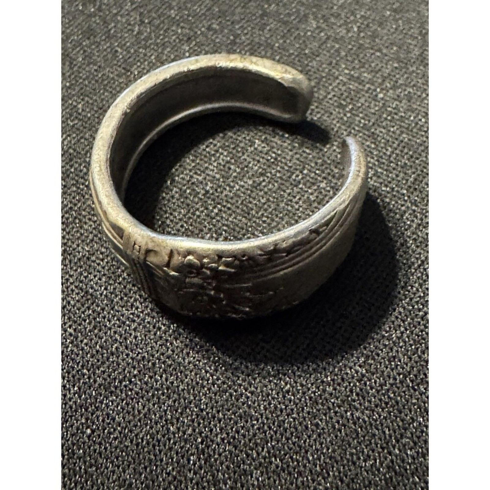 Other Sterling Tested Not Marked Spoon Ring Open Size 9 Size ONE SIZE - 4 Thumbnail