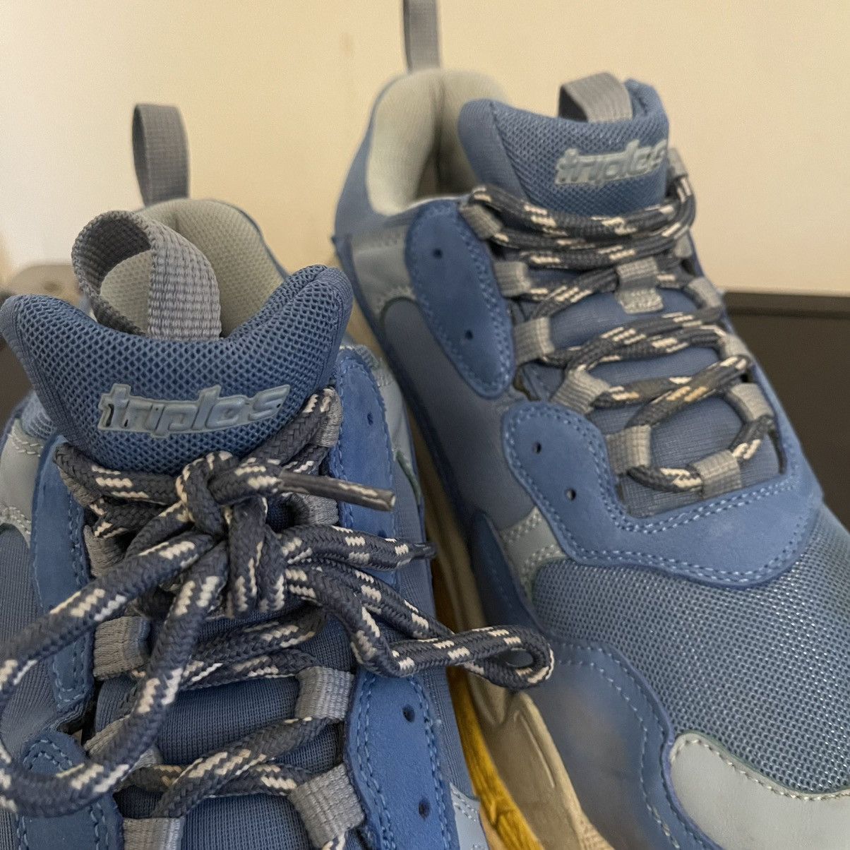 Balenciaga Balenciaga SSENSE Exclusive Triple S Sneakers Size US 12 / EU 45 - 5 Thumbnail