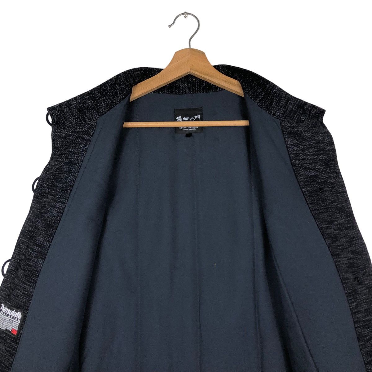 45rpm × Blue Blue Japan × Japanese Brand Vintage Vest Indigo Sisoko Giemon Kurume Traditional Kasuri Size US M / EU 48-50 / 2 - 14 Thumbnail