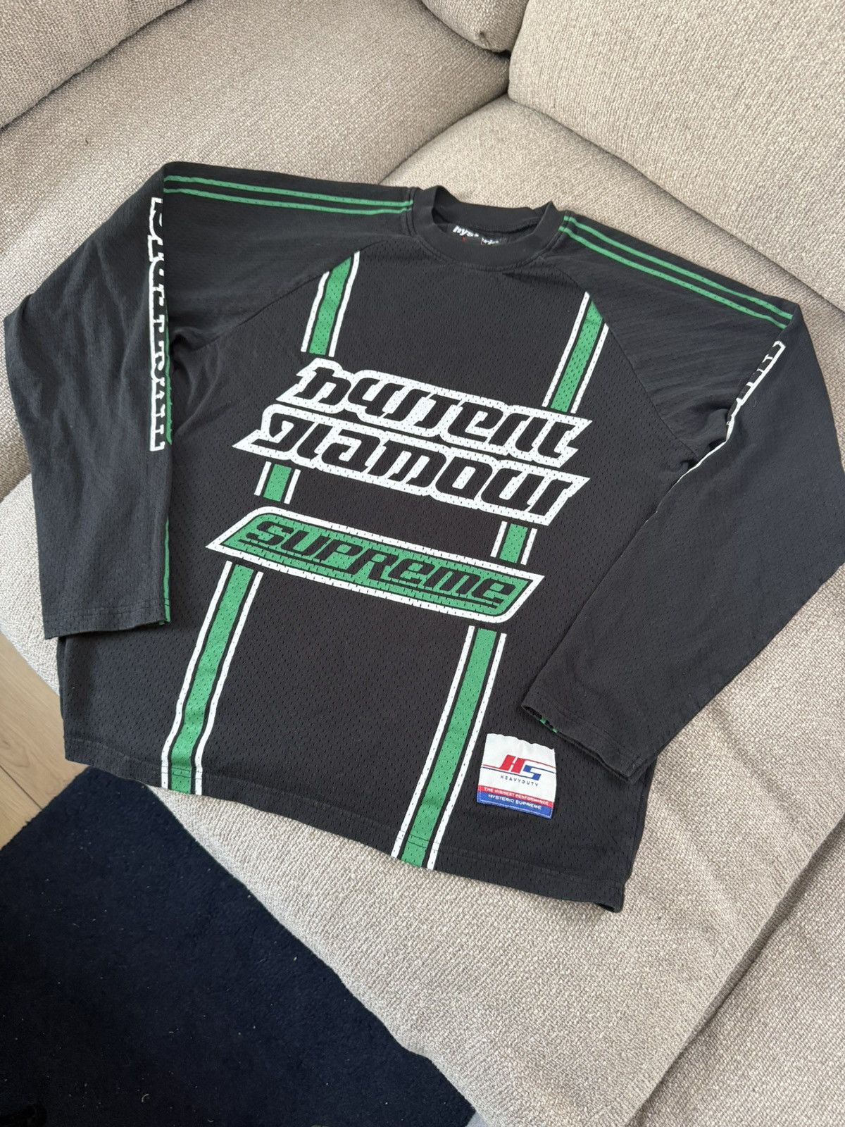 Hysteric Glamour × Supreme Mesh L/S Top | Grailed