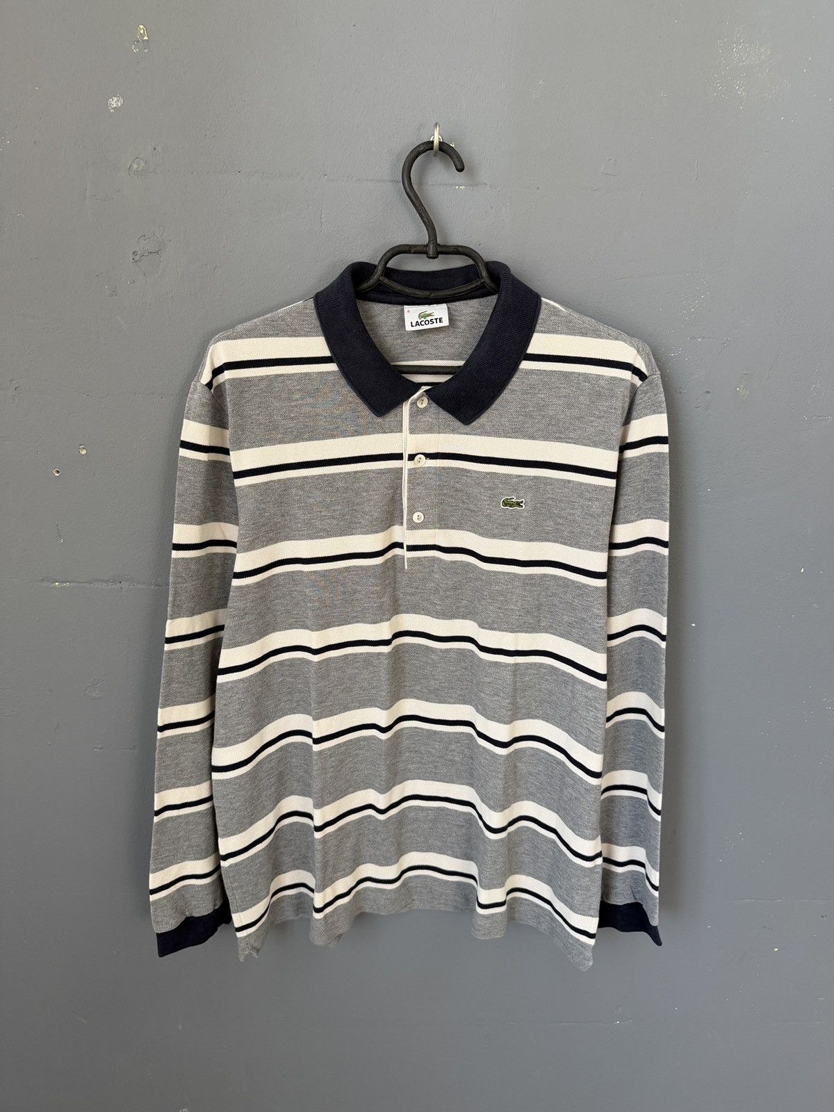 Lacoste Lacoste long sleeve striped rugby size L Size US L / EU 52-54 / 3 - 1 Thumbnail