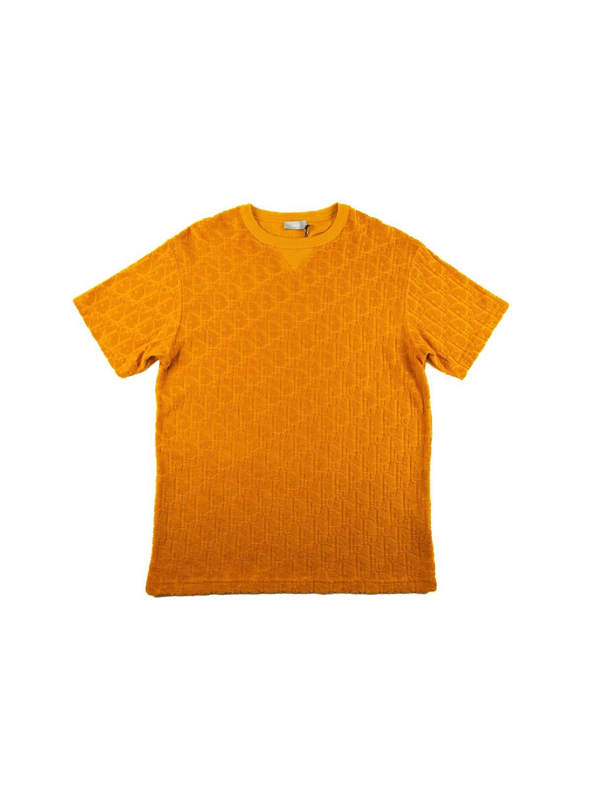 Dior Dior Oblique Towelling Orange T Shirt Size US S / EU 44-46 / 1 - 1 Thumbnail