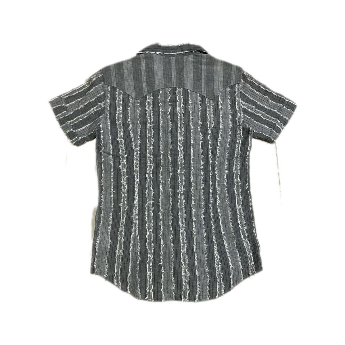 If Six Was Nine × Japanese Brand × Le Grande Bleu (L.G.B.) 🔥Y2K Archived Maniac Works Frayed Shirt Size US M / EU 48-50 / 2 - 4 Thumbnail