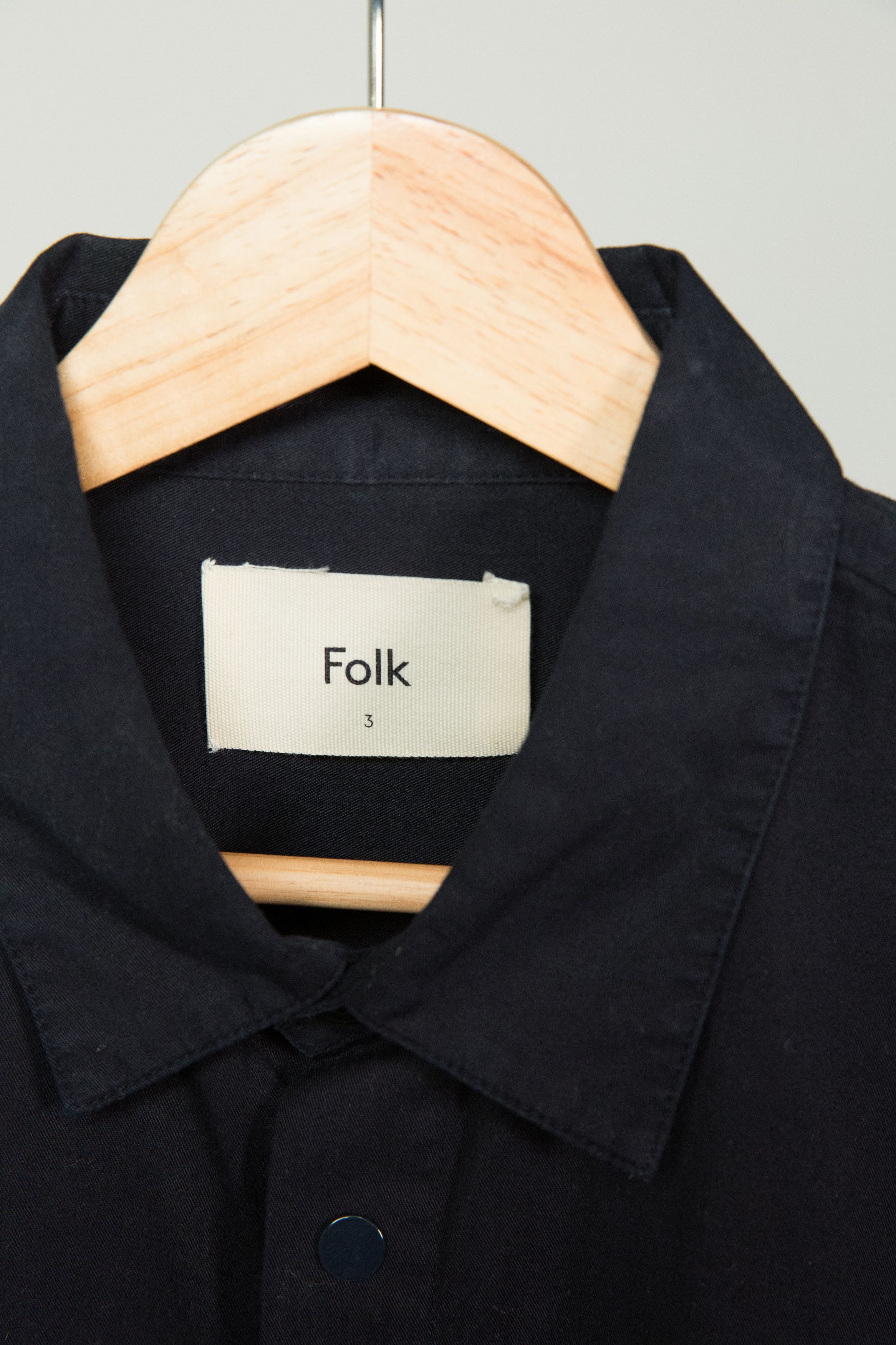 Folk Folk Pop Stud Shirt in Navy Size US M / EU 48-50 / 2 - 9 Thumbnail