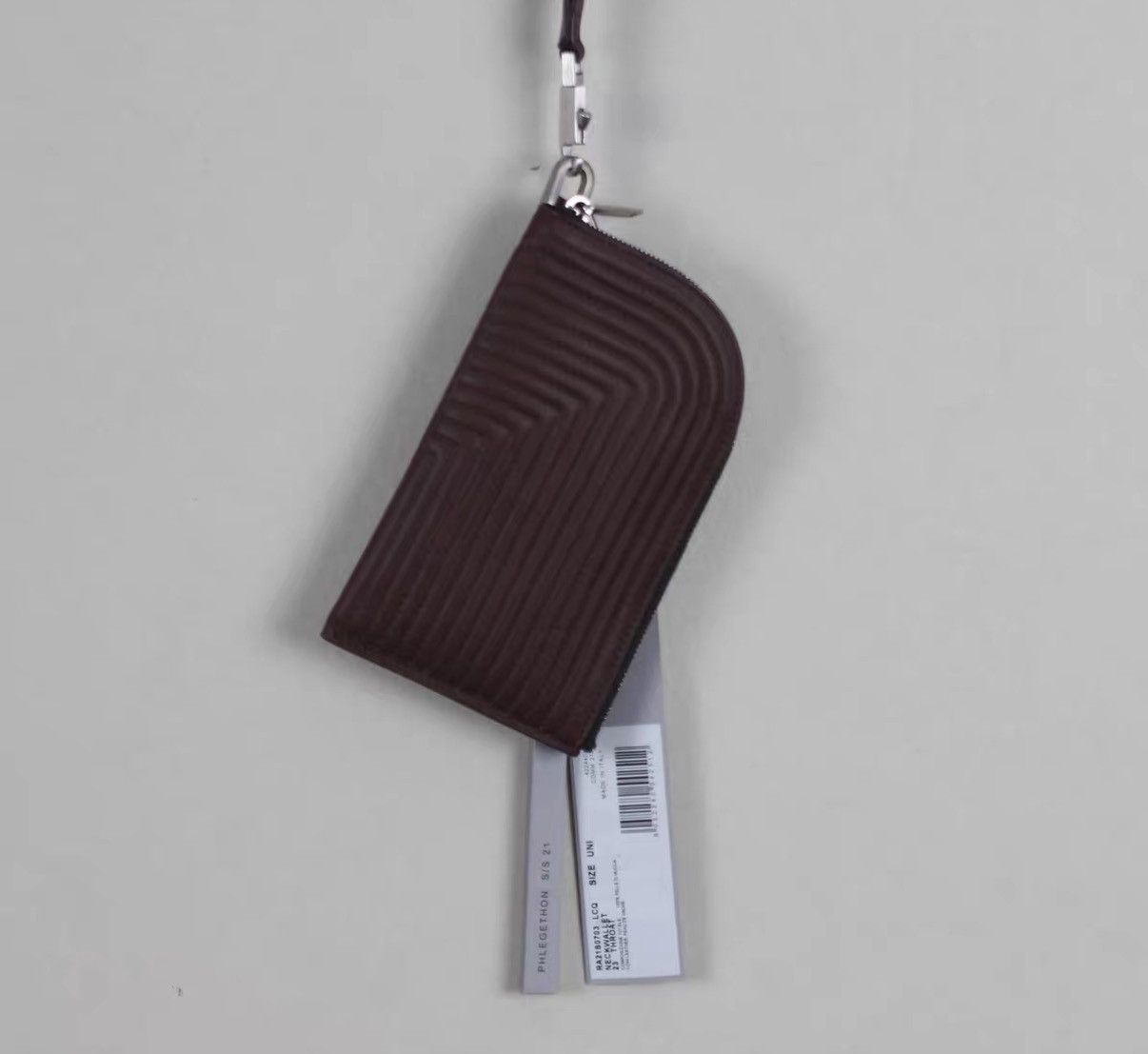 Rick Owens Rick Owens Mainline Leather Brown Geometric Shoulder Bag Size ONE SIZE - 2 Thumbnail