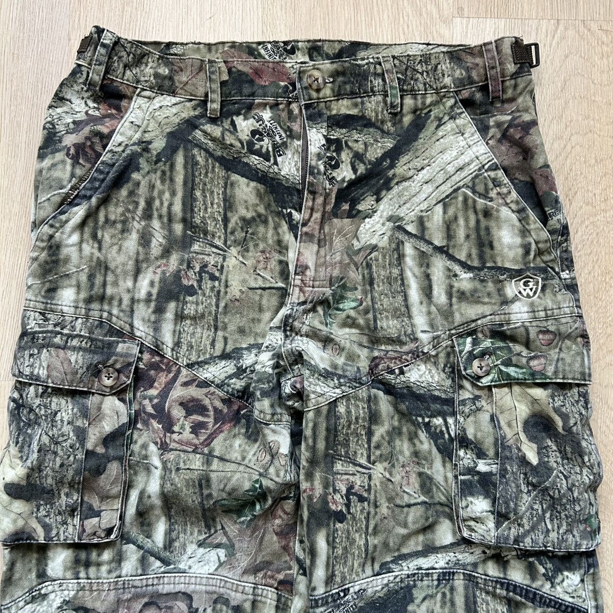 Mossy Oaks Vintage Y2K Real Tree Camo Game Winner Cargo Pants Size US 32 / EU 48 - 3 Thumbnail