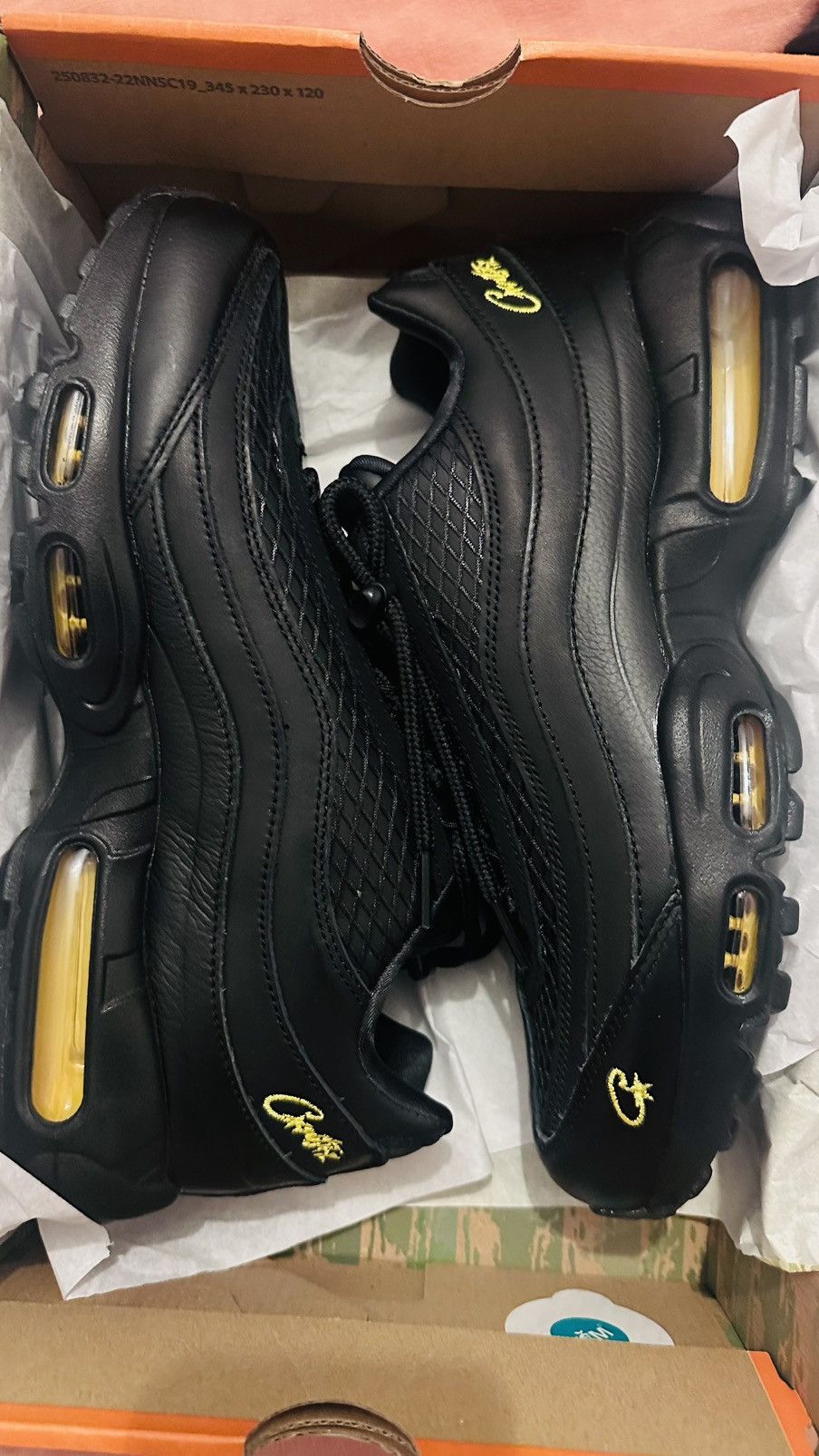 Corteiz × Nike Nike Air Max 95 Corteiz Honey Black Size US 10.5 / EU 43-44 - 2 Thumbnail