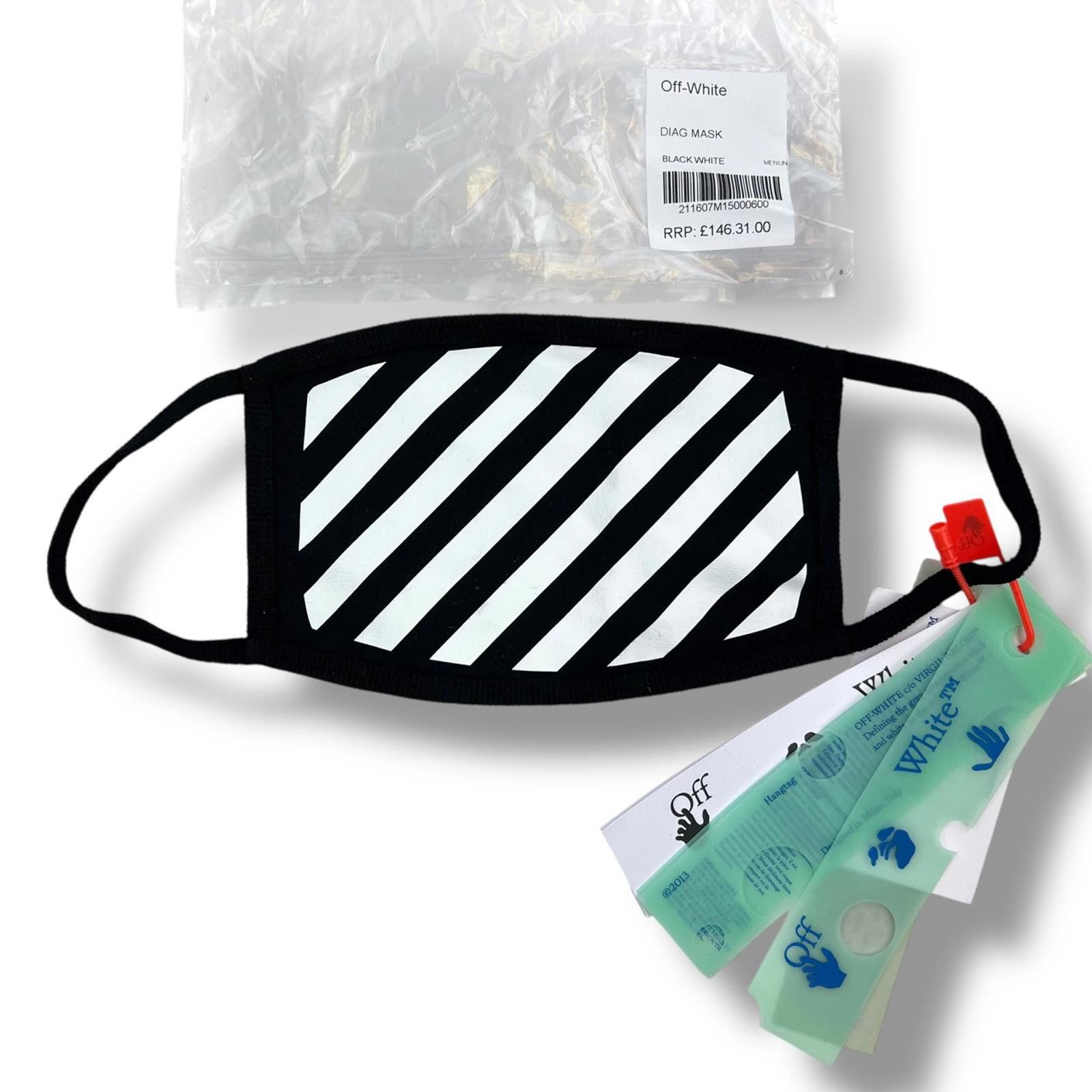 Off-White 'Diag Mask’ mask Off-White Off-White Diagonal Face Mask | Grailed