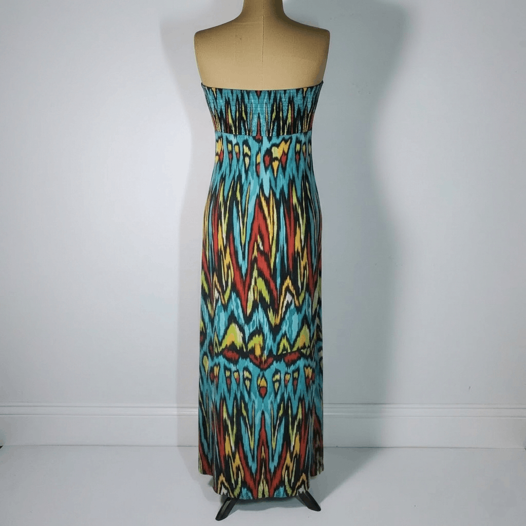 Nicole Miller Nicole Miller Size S Dress Strapless Smocked Elastic Boho Size S / US 4 / IT 40 - 2 Thumbnail