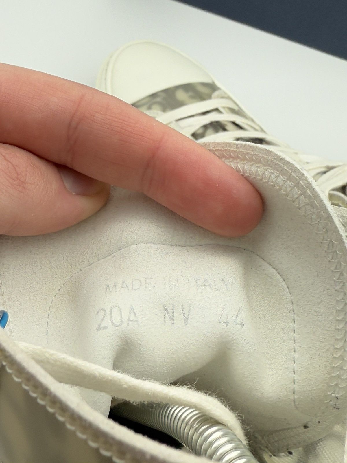 Dior Dior high b23 White Oblique WORN ONCE Size US 11 / EU 44 - 7 Thumbnail