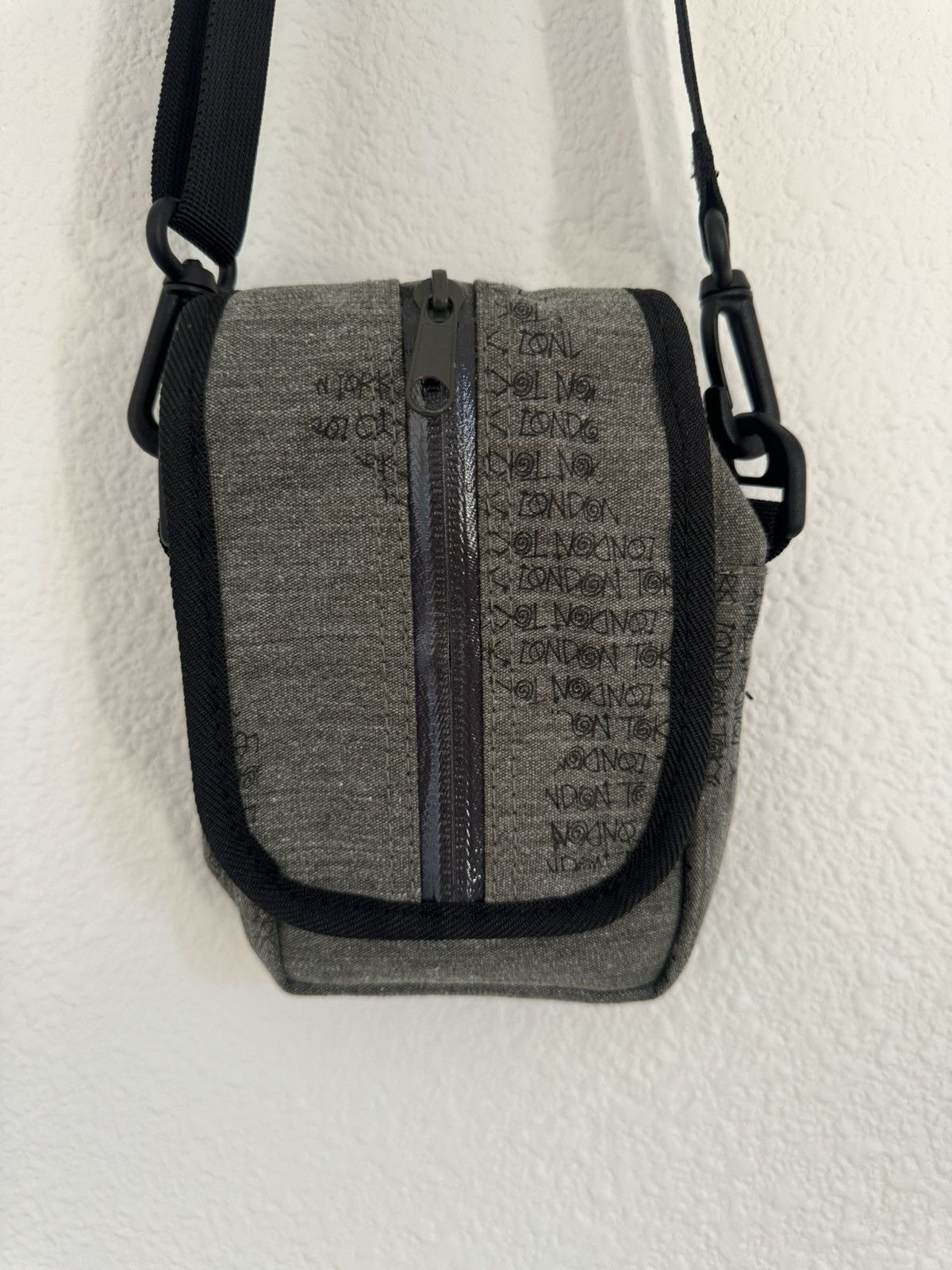 Stussy World Tour Crossbody Bag in Grey, Women's