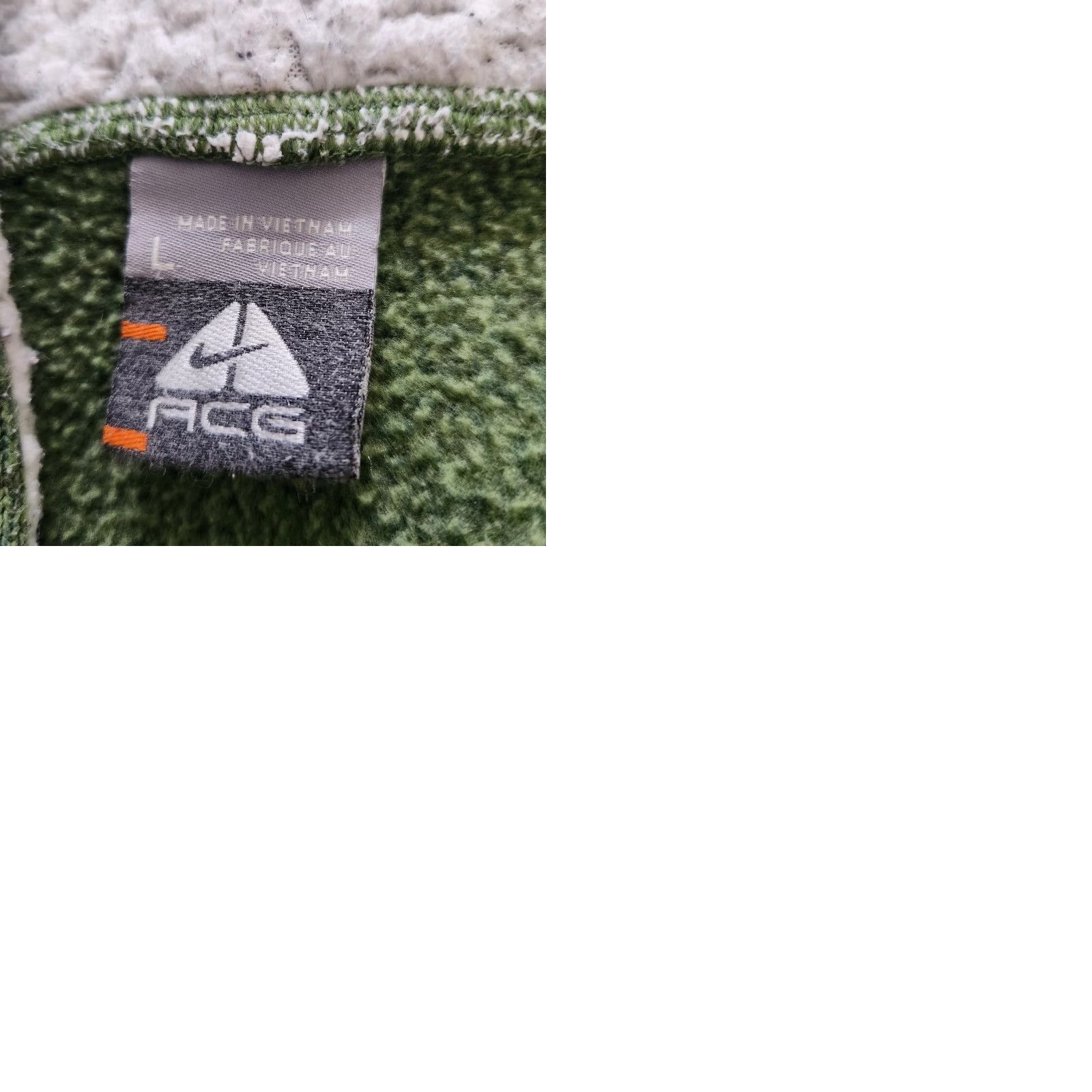 Nike ACG VINTAGE? Nike ACG Sherpa Hoodie Sweatshirt Pullover L Green Womens Shawl Fleece Pockets Easy Care Size L / US 10 / IT 46 - 9 Thumbnail