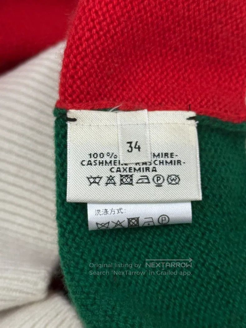 Hermes Hermes Mondrian-style color-blocking cashmere knitwear Size XXS / US 00 / IT 34 - 5 Thumbnail