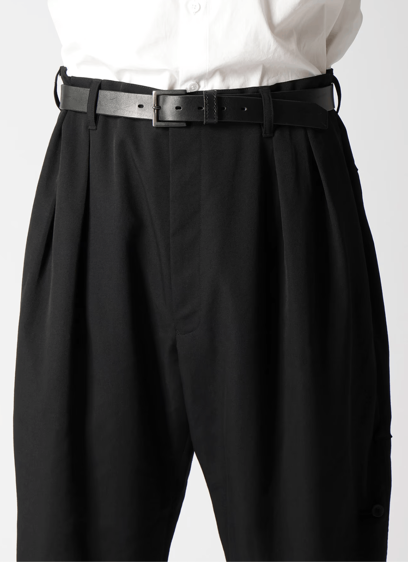 Yohji Yamamoto Yohji Yamamoto Pour Homme W/Gabardine SIDE POCKET PANTS Size US 32 / EU 48 - 6 Thumbnail