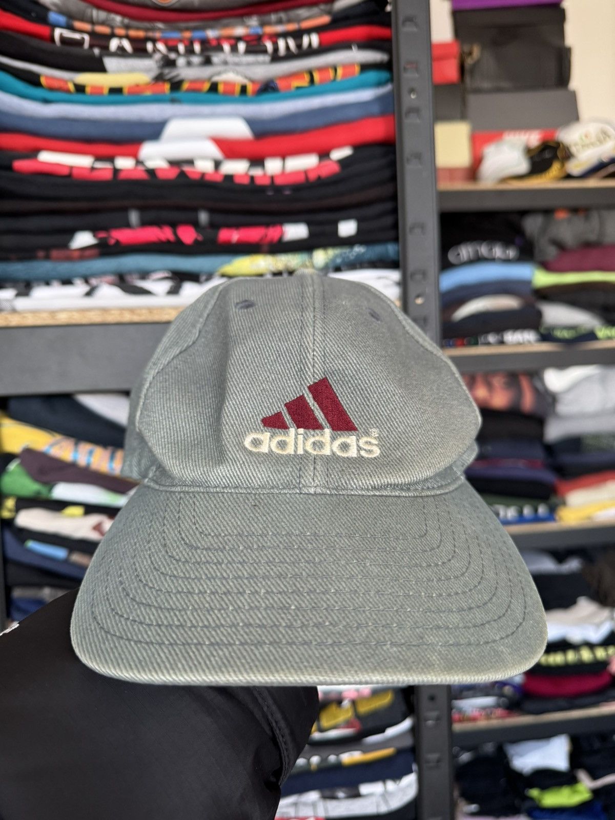 Adidas × Vintage Adidas gray vintage 00s cap streetwear hat Size ONE SIZE - 1 Thumbnail
