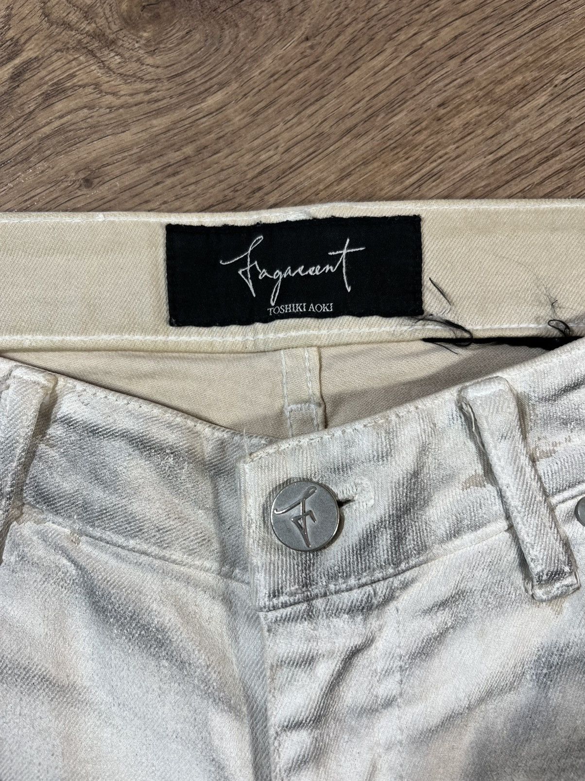 Fagassent Toshiki Aoki 💎FAGASSENT DISTRESSED PANTS Size 27" / US 4 / IT 40 - 5 Thumbnail