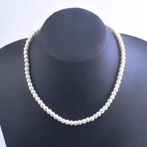 Jewelry White Faux Pearl Necklace Size ONE SIZE - 4 Thumbnail