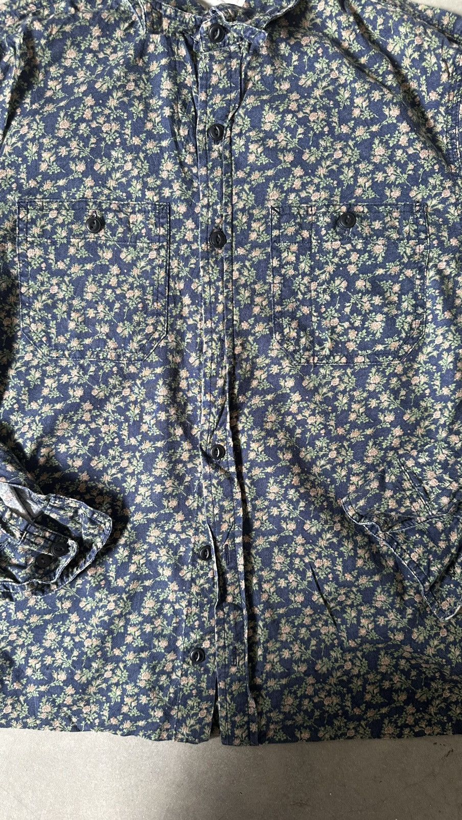 Denim & Supply Ralph Lauren VINTAGE DENIM & SUPPLY RALPH LAUREN BUTTON DOWN FLORA Size US M / EU 48-50 / 2 - 2 Thumbnail