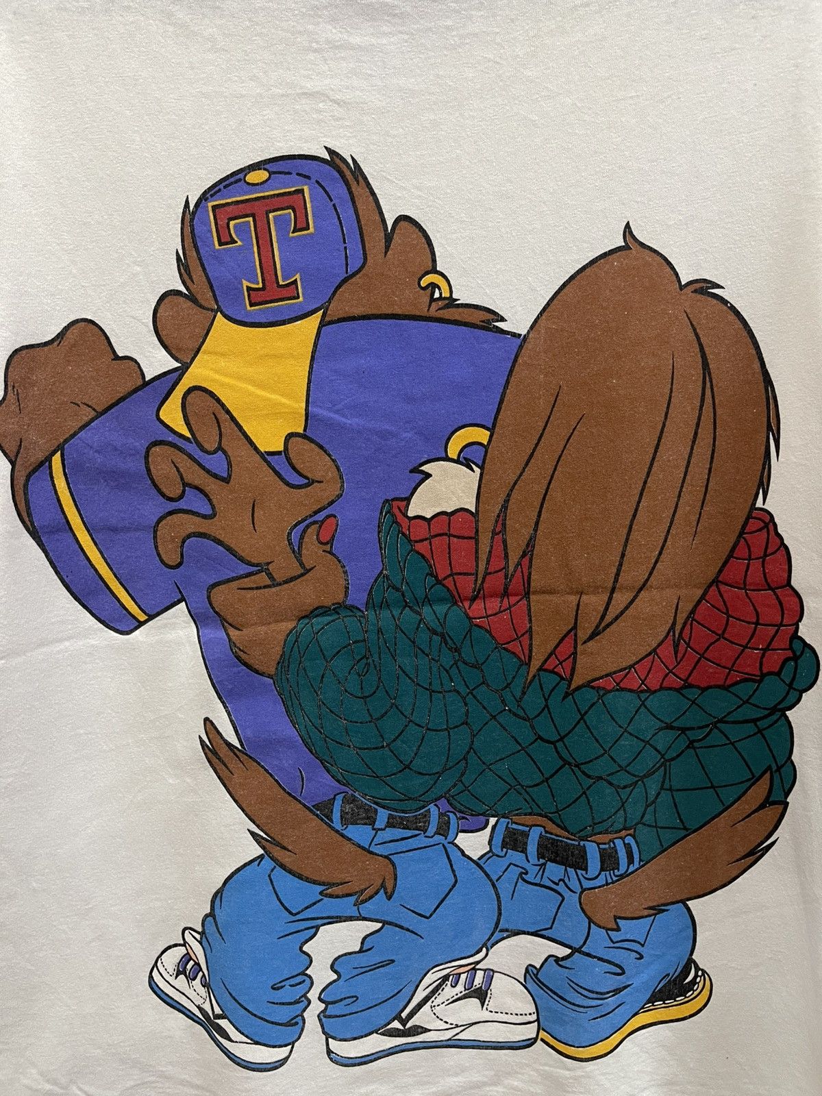Vintage Vintage 90s Looney Tunes Taz Tasmanian All Over Print🔥🔥🔥 Size US L / EU 52-54 / 3 - 10 Thumbnail