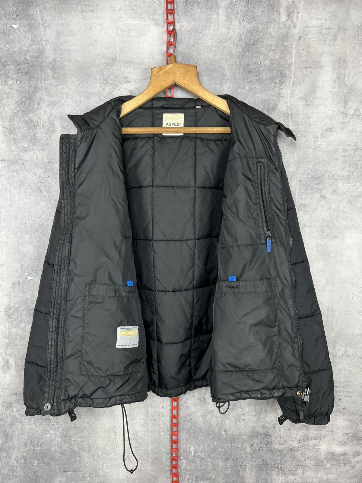 Aspesi Aspesi Thermore Black Jacket Size L Size L / US 10 / IT 46 - 8 Thumbnail