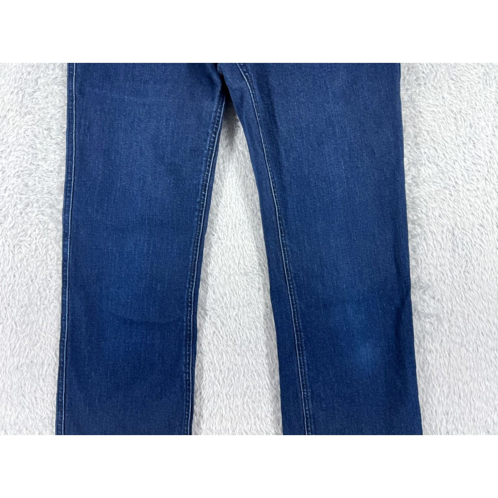 Vintage Draper James Jeans Womens 29 Blue Denim Straight Dark Wash Cotton 28x29 Jeans Brand Draper James Womens Jeans Dark Wash 29in Inseam 29 Size 29" - 3 Thumbnail