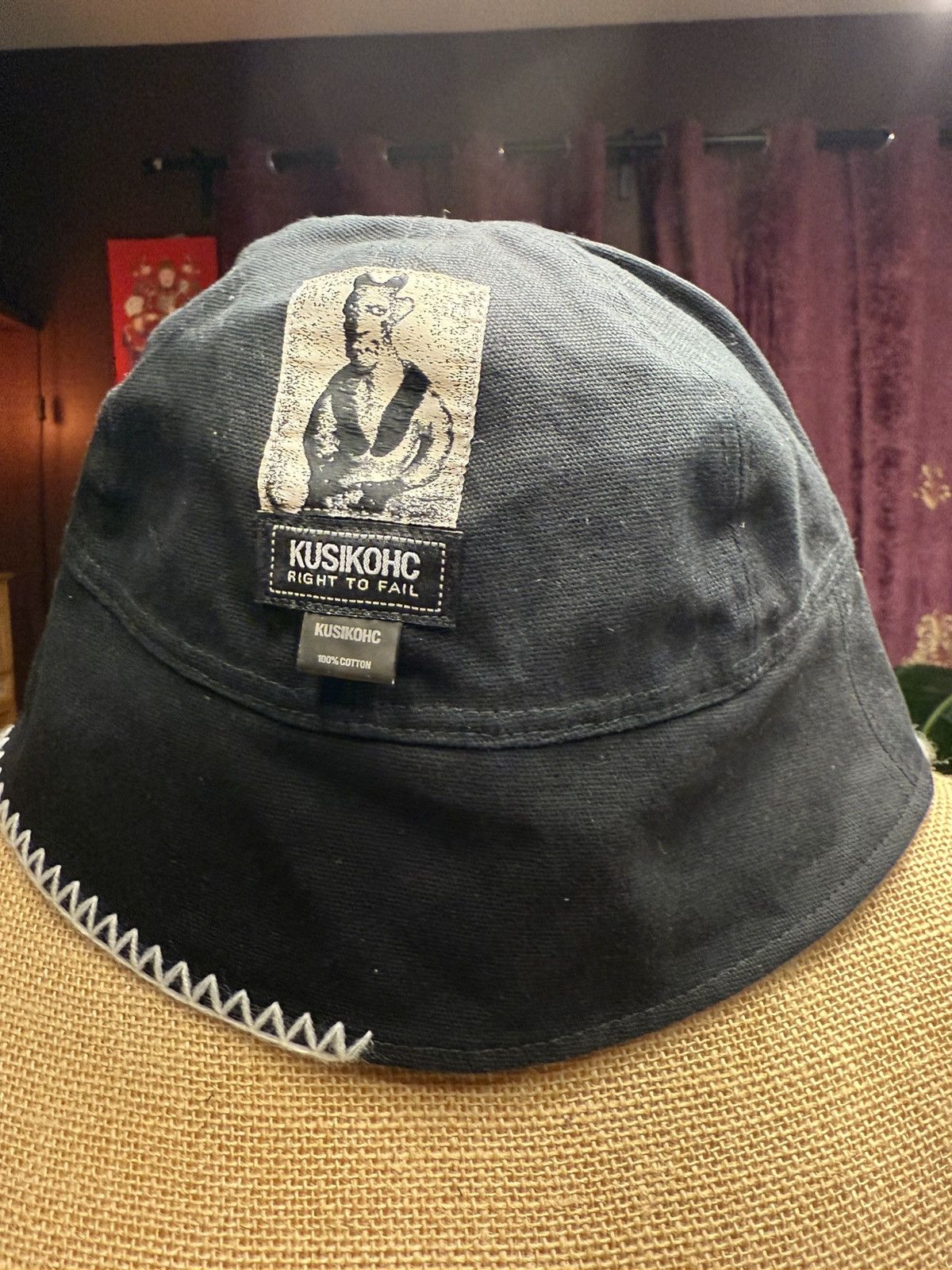 Other “Right to Fail” Black Bucket Hat – Avant-Garde Streetwear Size ONE SIZE - 4 Thumbnail