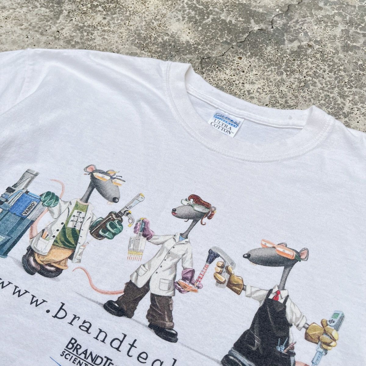 Vintage Vintage Y2K Duck Co Brandtech Scientific Nice Print Out Size US L / EU 52-54 / 3 - 4 Thumbnail