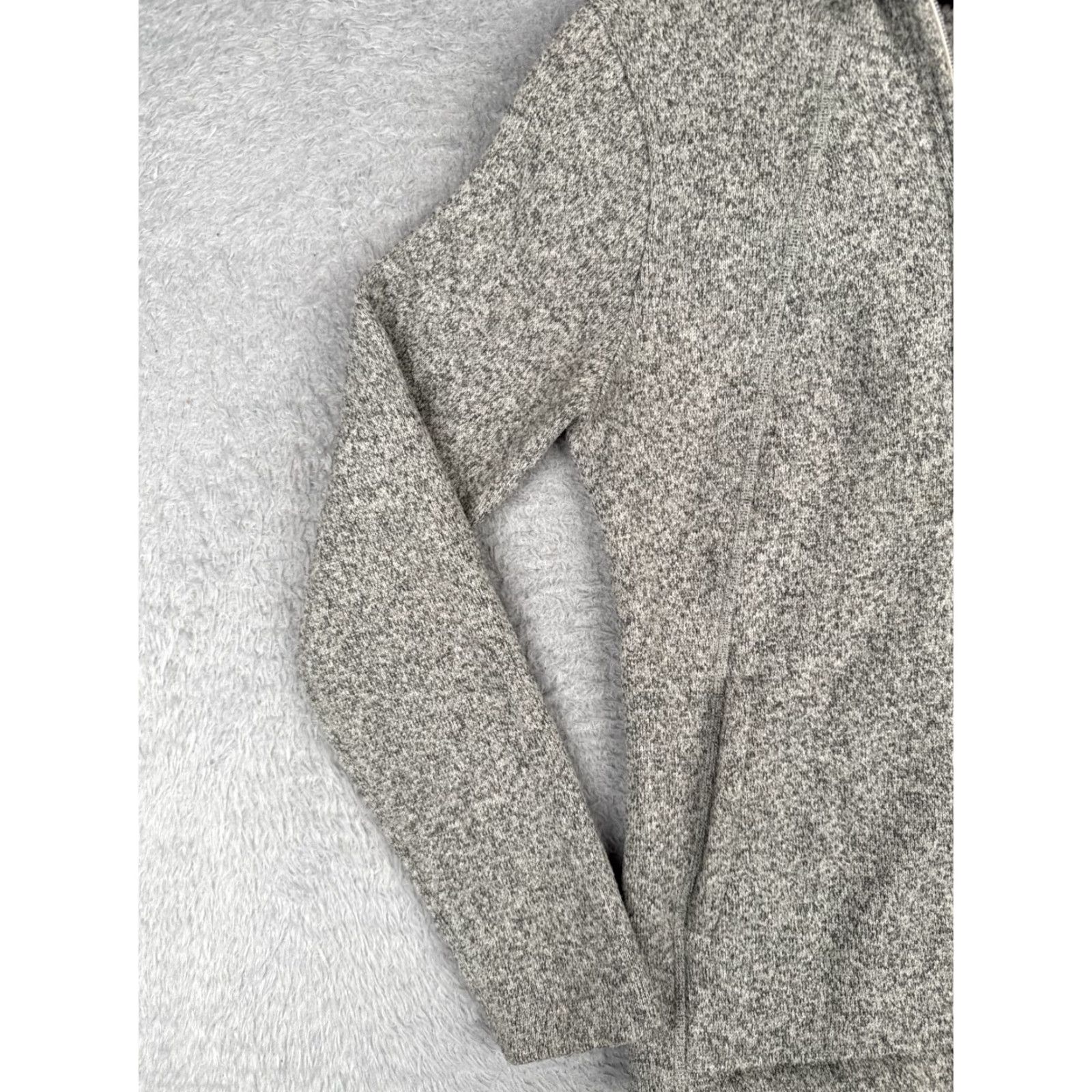 The North Face The North Face Jacket Women Small Gray Knit Shell Full Zip Hoodie Sherpa Lined Size S / US 4 / IT 40 - 3 Thumbnail