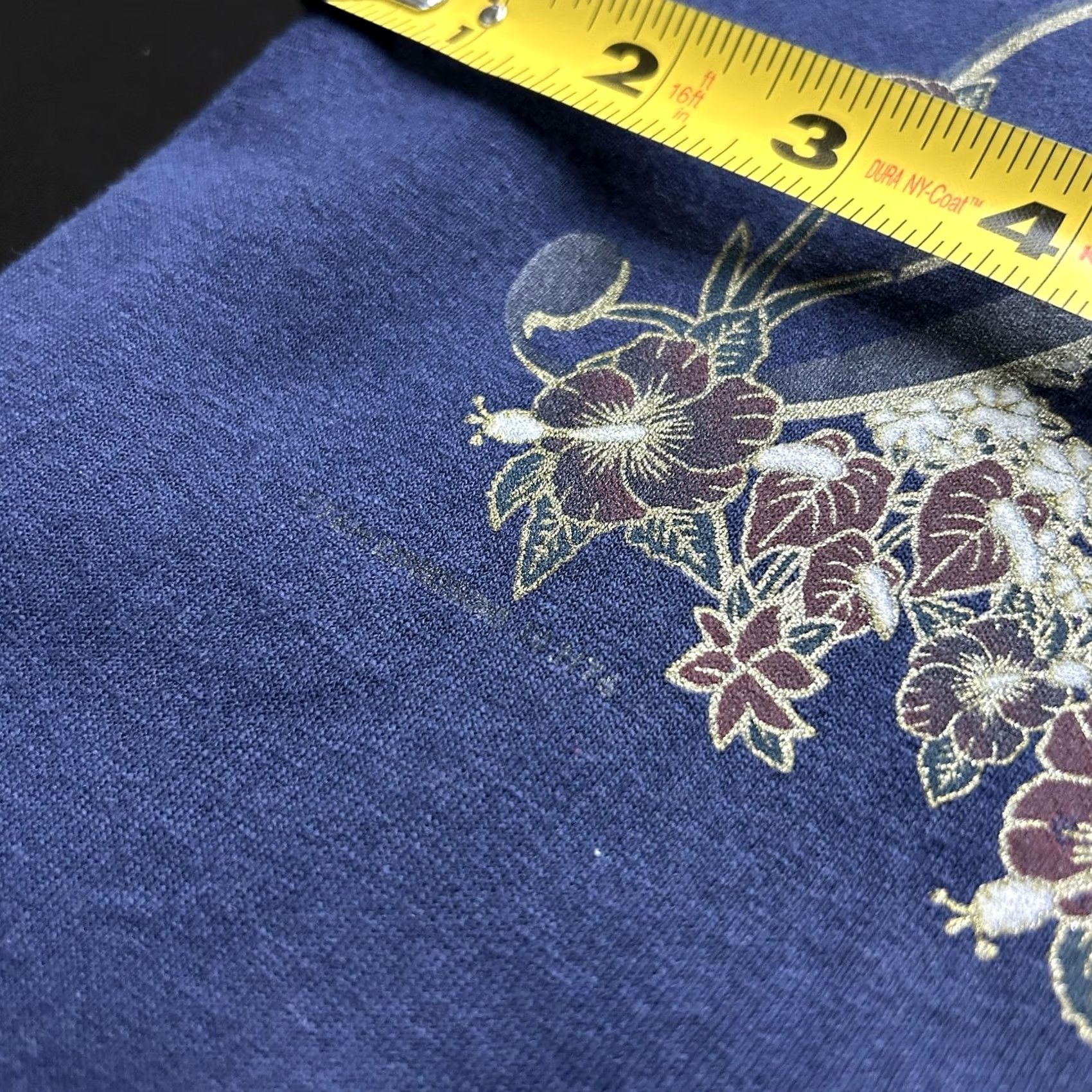 Hanes VINTAGE Florida Shirt Mens Small Blue Hanes Tropical Flower Parrot Graphic Tee Size US S / EU 44-46 / 1 - 4 Thumbnail