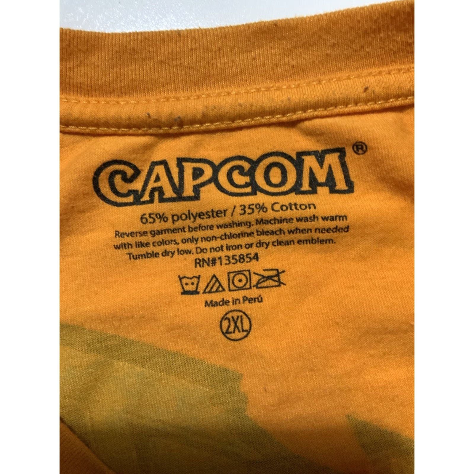 Vintage Capcom Street Fighter Ryu Japanese Fighting Video Game Graphic T-Shirt Sz. 2XL Size US XXL / EU 58 / 5 - 5 Thumbnail