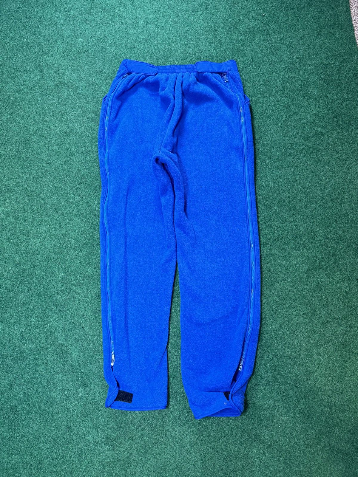 L.L. Bean × Vintage Vintage 90s L.L Bean Blue Fleece Ski Snow Jogger Sweatpants Size US 30 / EU 46 - 4 Thumbnail