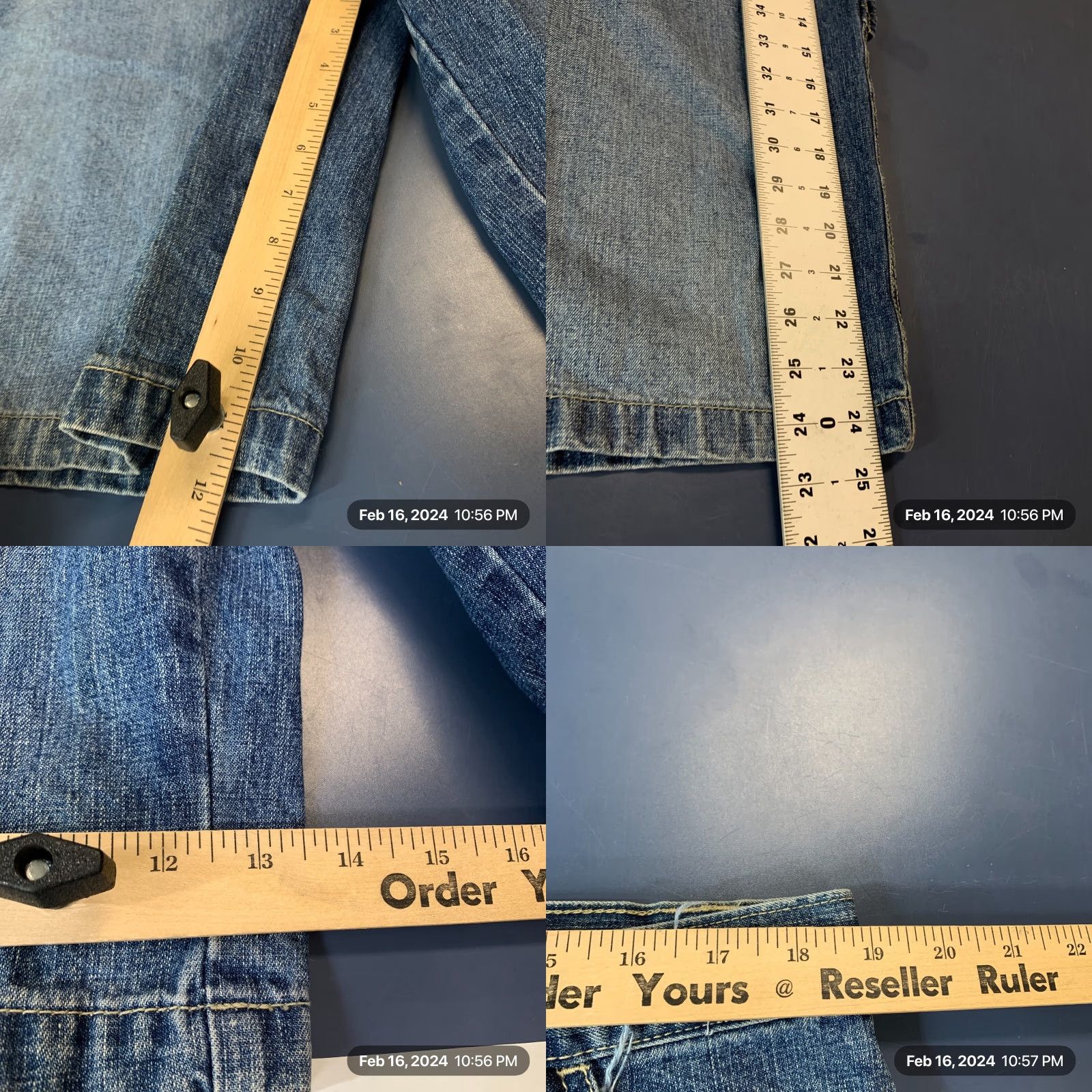 Vintage VINTAGE Utility Carpenter Shorts Mens 36X11.5 Light Blue Denim Bermuda Relaxed Fit 36 Adult Mens Size US 36 / EU 52 - 9 Thumbnail