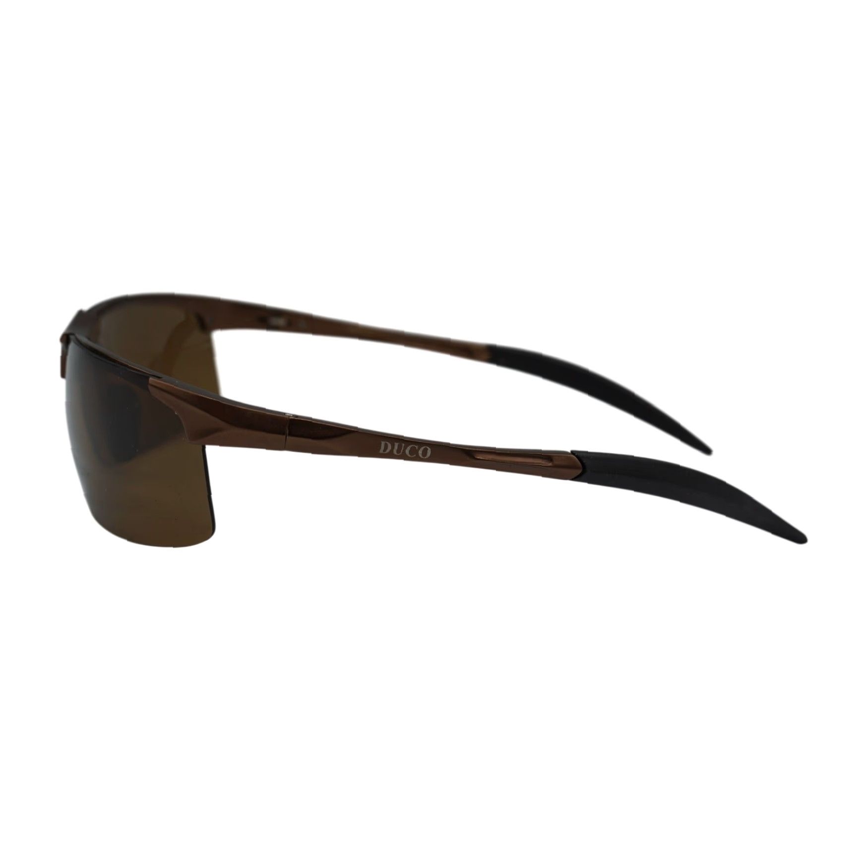 Vintage VINTAGE Duco Wrap Around Amber Brown Glasses DC 8177S Sunglasses Men DC8177S Brown Amber 90s Size ONE SIZE - 3 Thumbnail